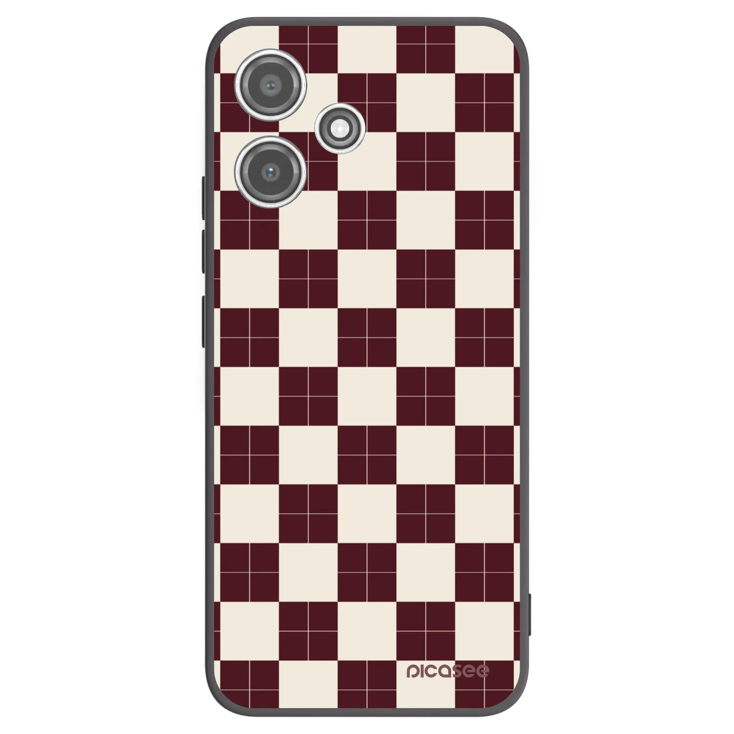 Picasee silikonový černý obal pro Xiaomi Redmi 12 5G - Checked Away