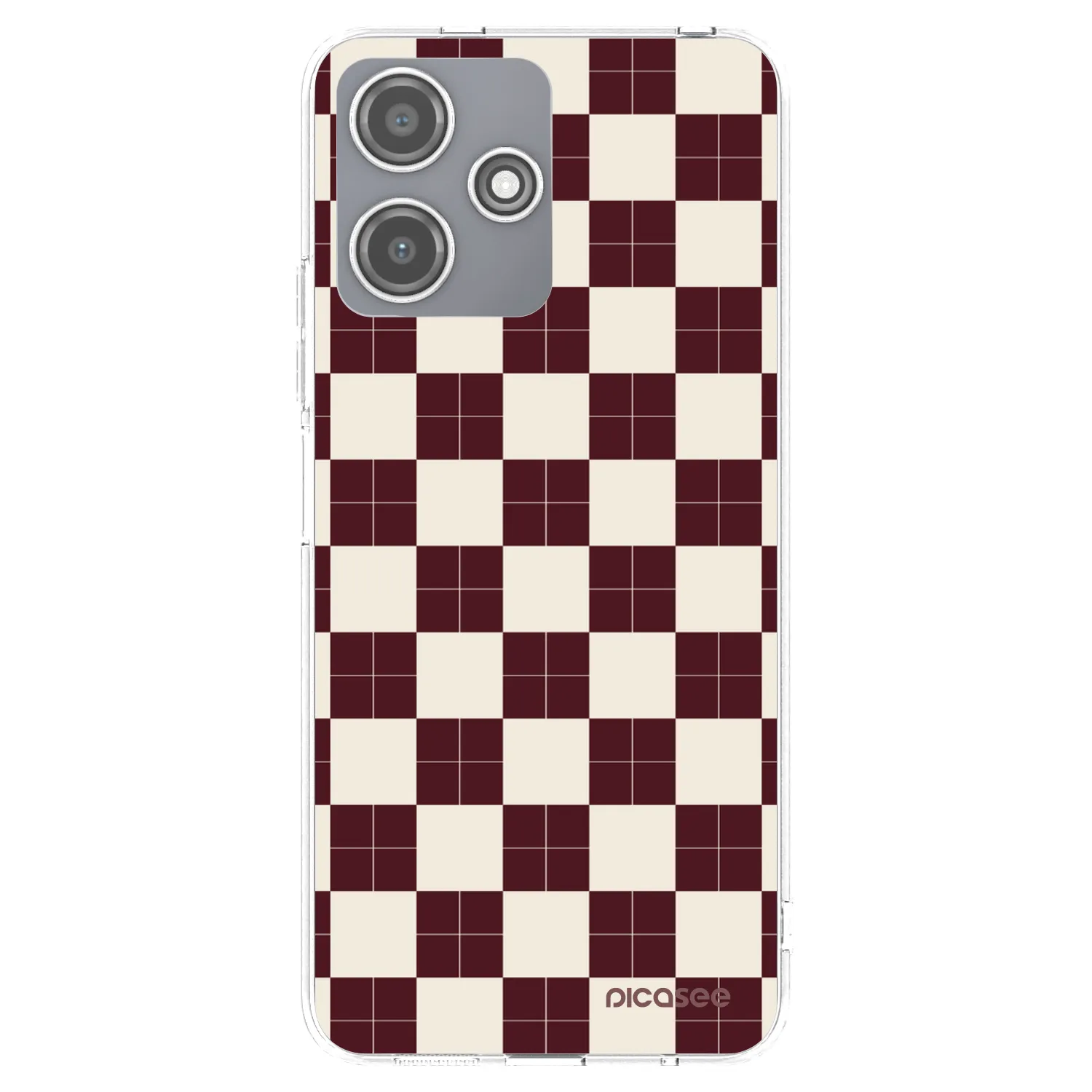 Picasee silikonový průhledný obal pro Xiaomi Redmi 12 5G - Checked Away