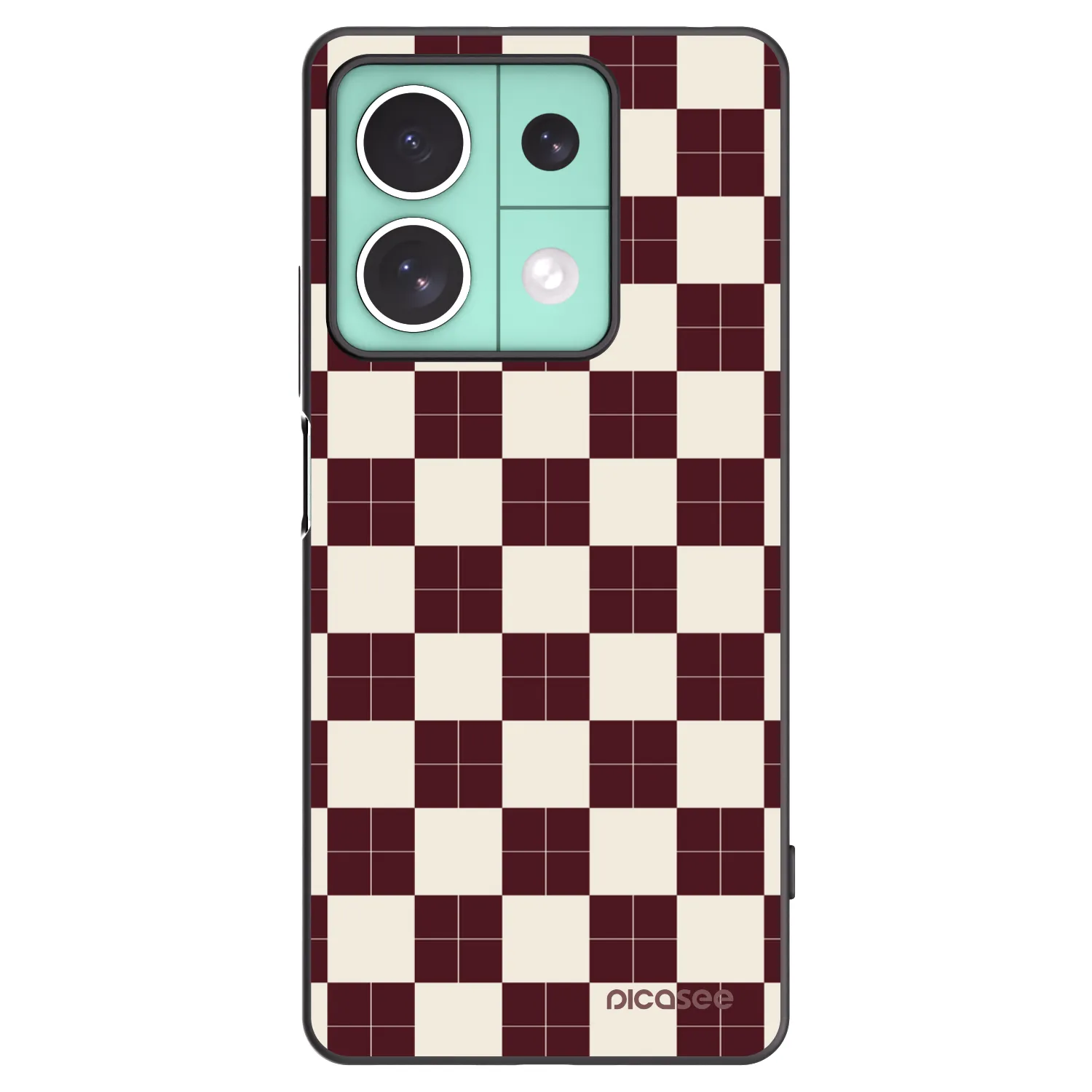 Picasee silikonový černý obal pro Xiaomi Redmi Note 13 5G - Checked Away