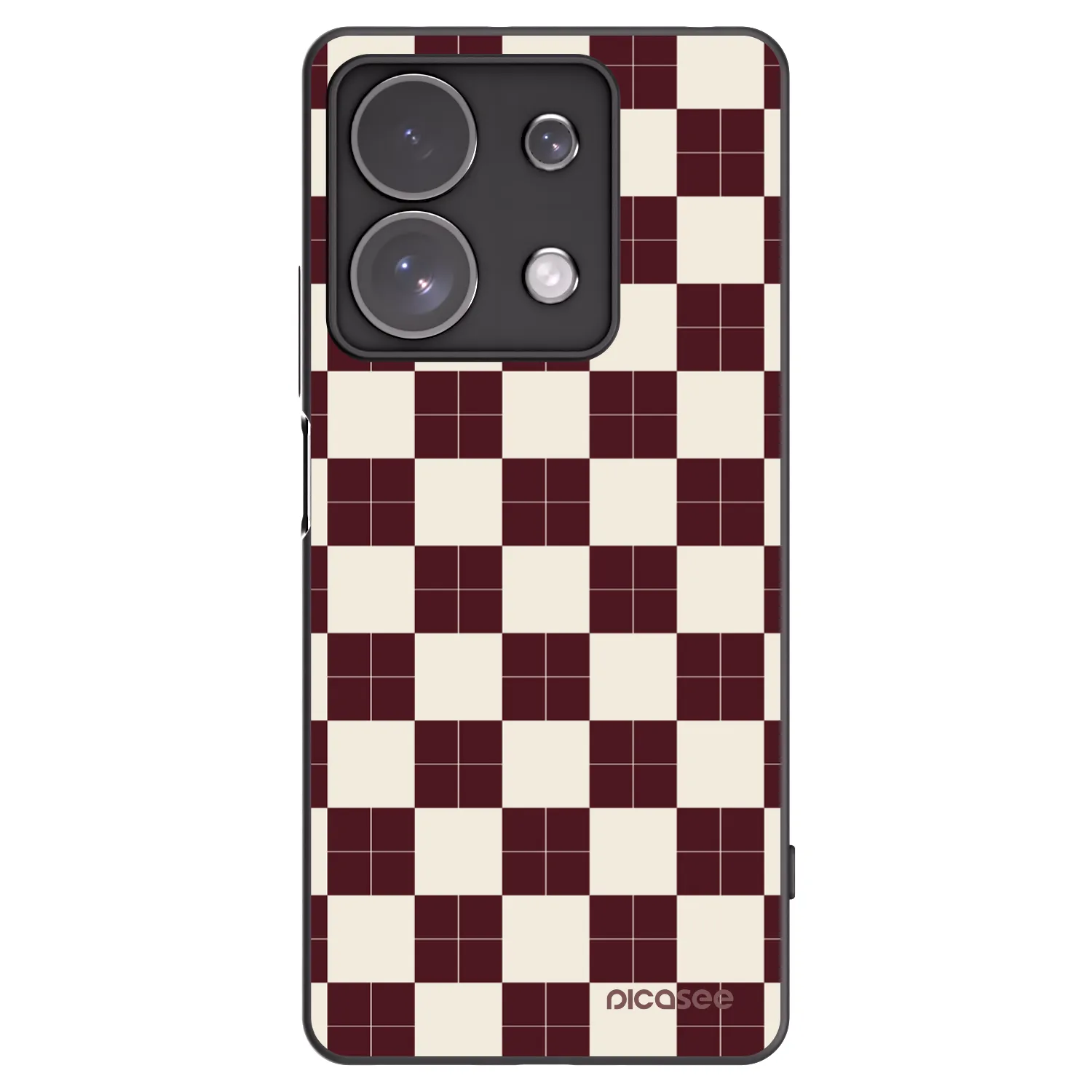 Picasee silikonový černý obal pro Xiaomi Redmi Note 13 Pro 4G - Checked Away