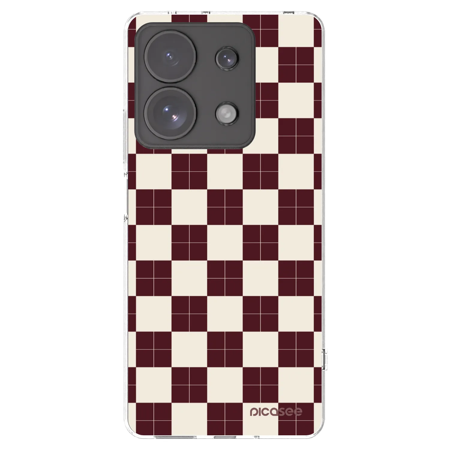 Picasee silikonový průhledný obal pro Xiaomi Redmi Note 13 Pro 4G - Checked Away