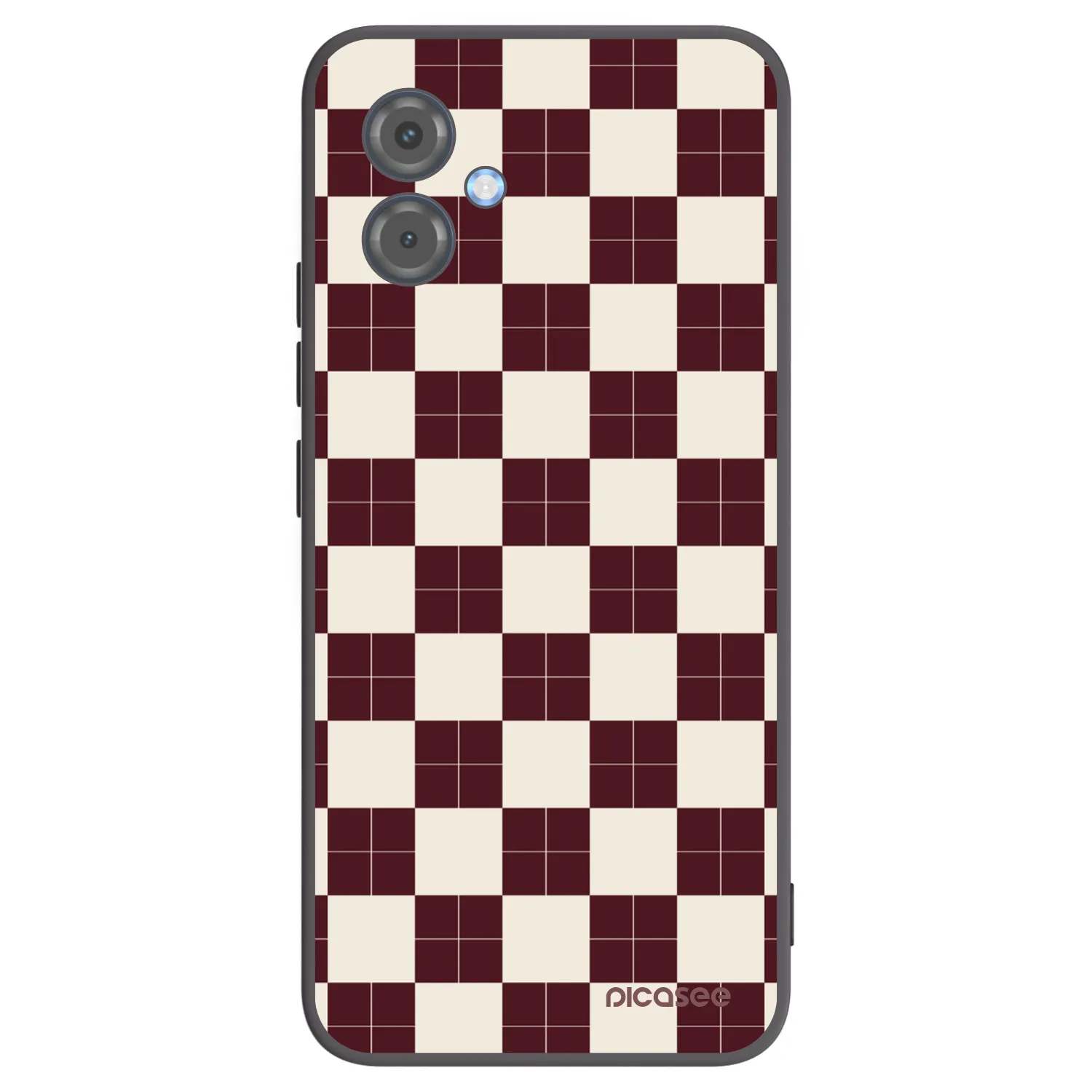 Picasee silikonový černý obal pro Motorola Moto G14 - Checked Away
