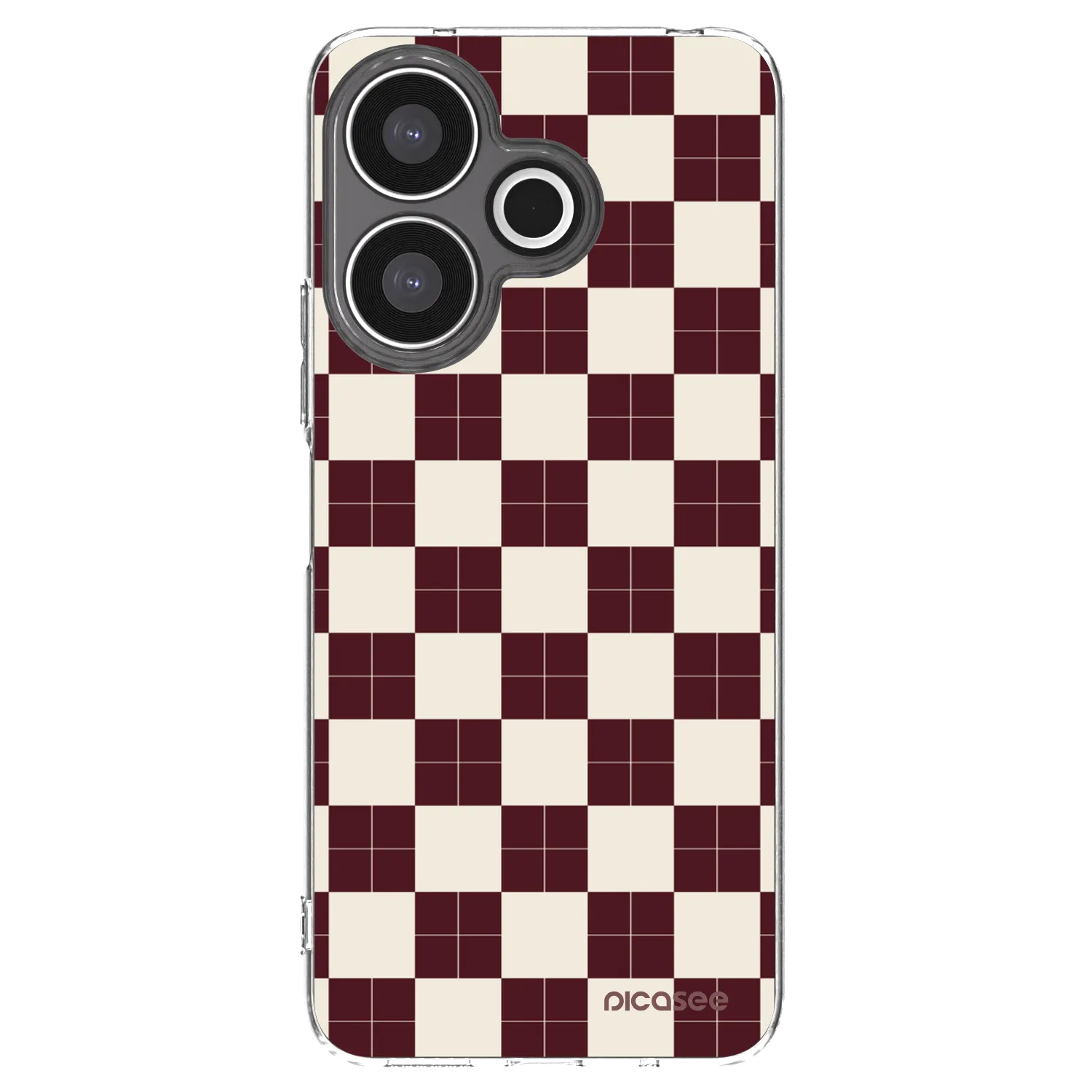 Picasee silikonový průhledný obal pro Xiaomi Redmi 13 4G - Checked Away