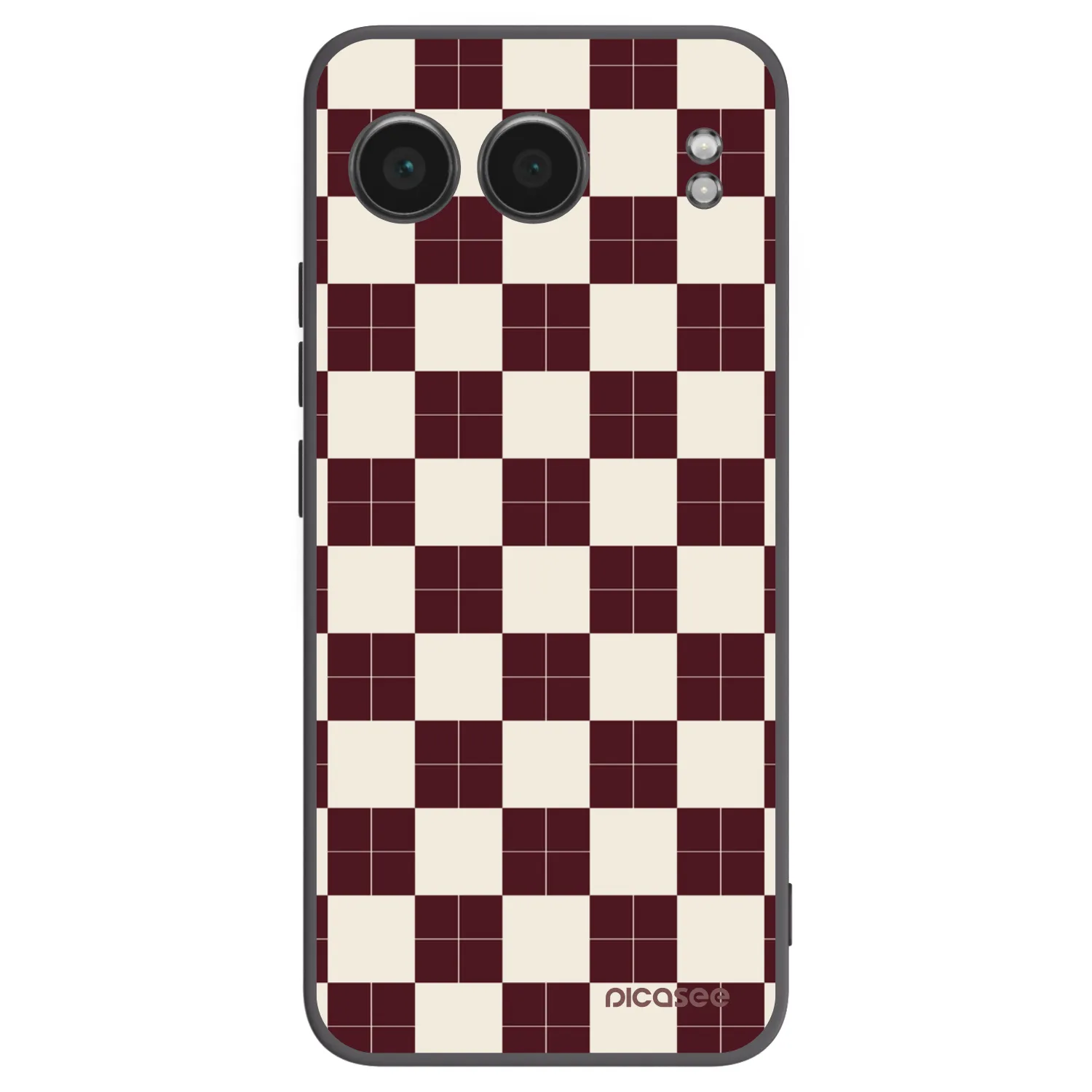 Picasee silikonový černý obal pro OnePlus Nord 4 - Checked Away
