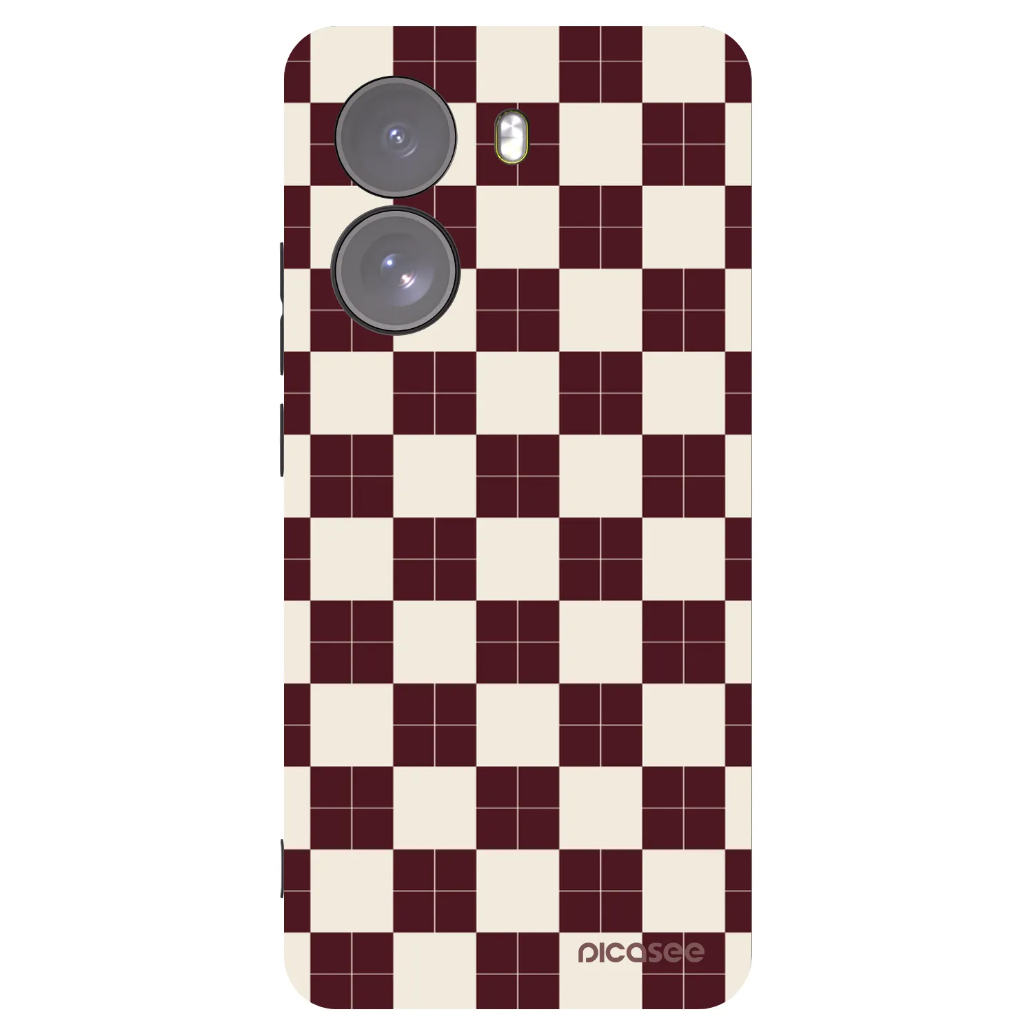 Picasee silikonový černý obal pro Xiaomi Poco X7 - Checked Away