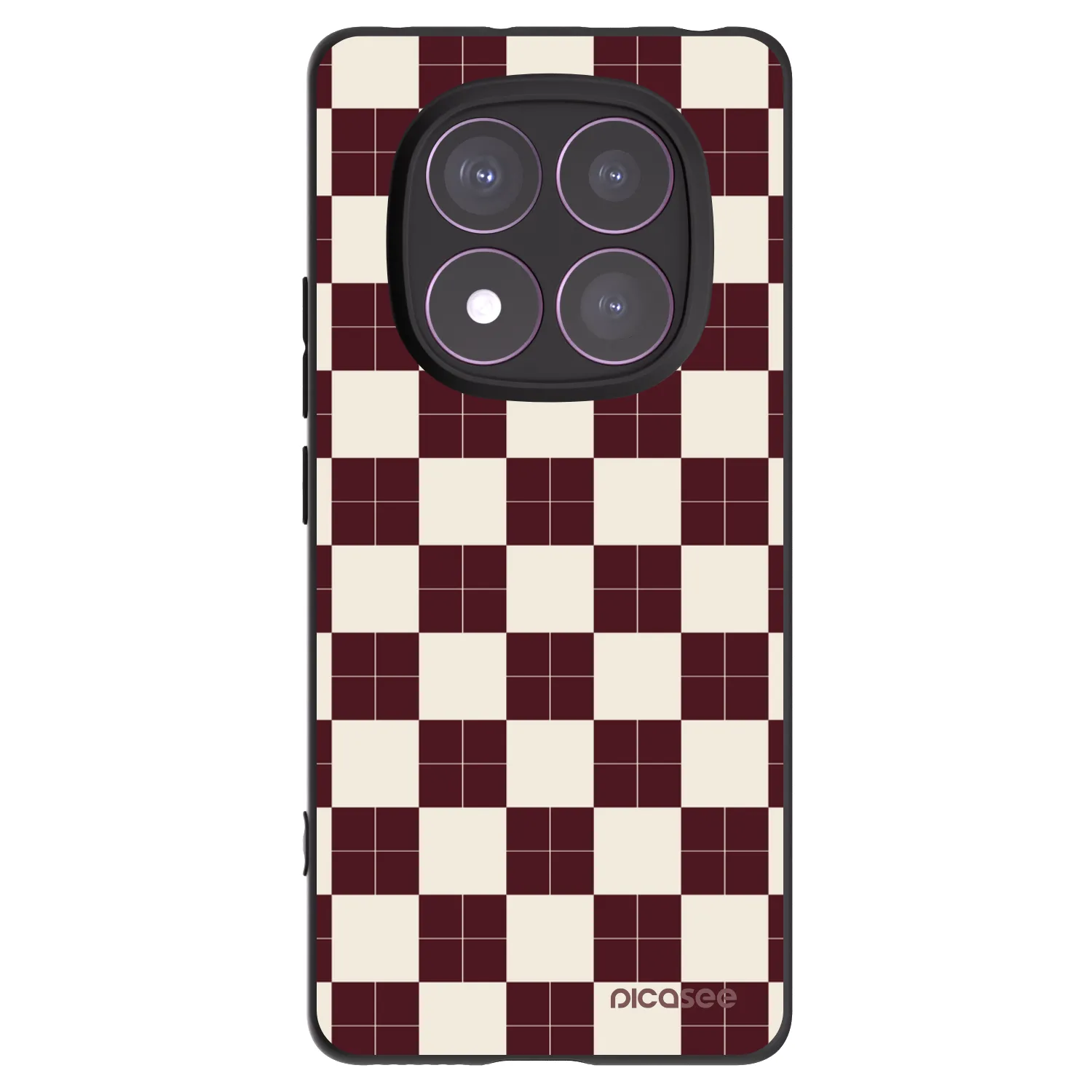 Picasee silikonový černý obal pro Xiaomi Redmi Note 14 Pro 4G - Checked Away
