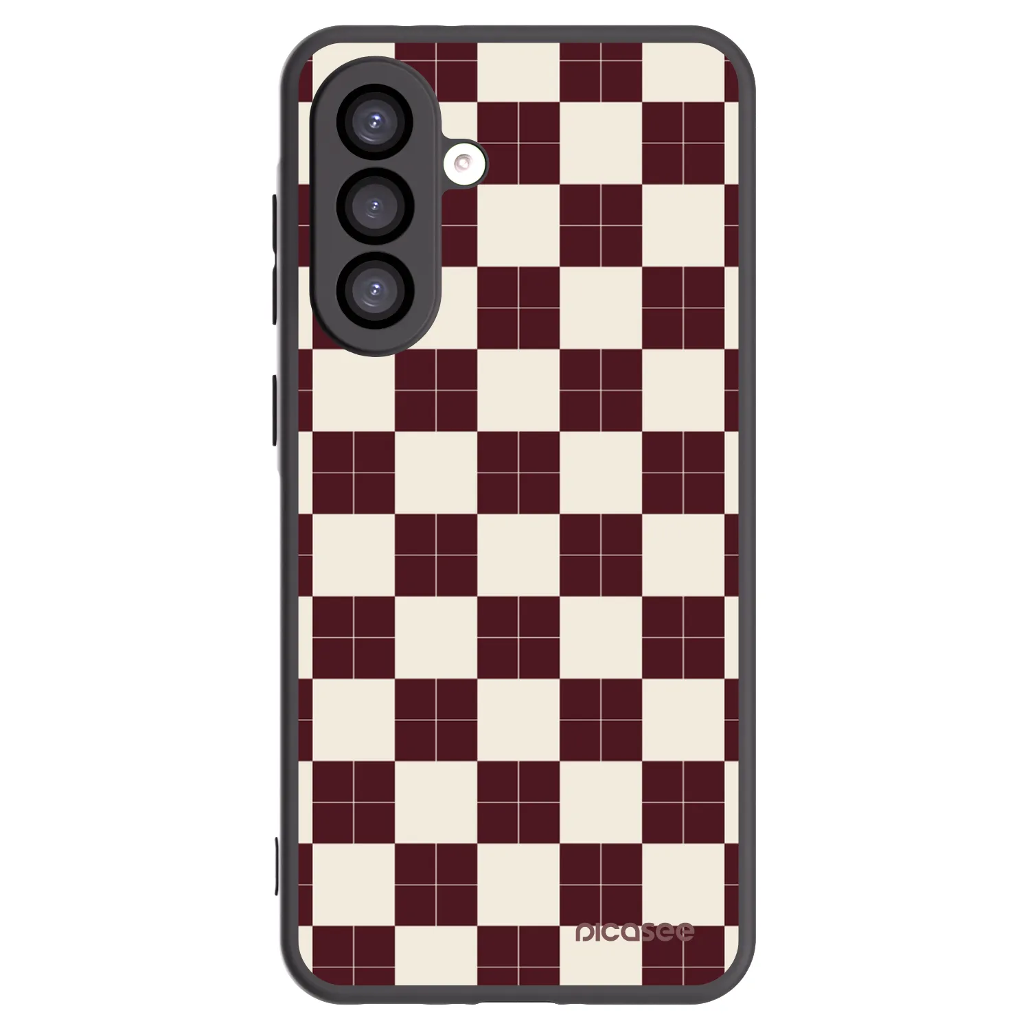 Picasee silikonový černý obal pro Samsung Galaxy A26 5G A266B - Checked Away