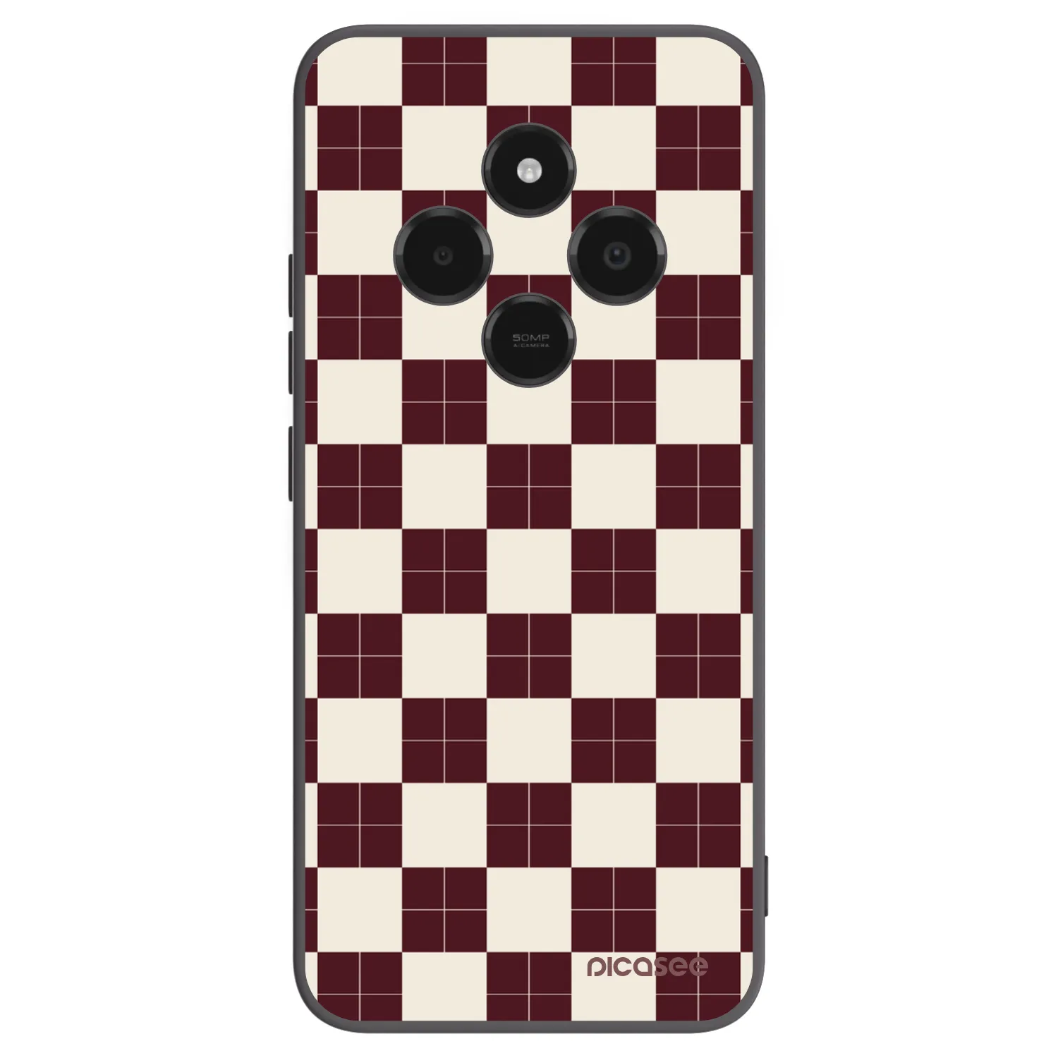 Picasee silikonový černý obal pro Xiaomi Poco C75 - Checked Away