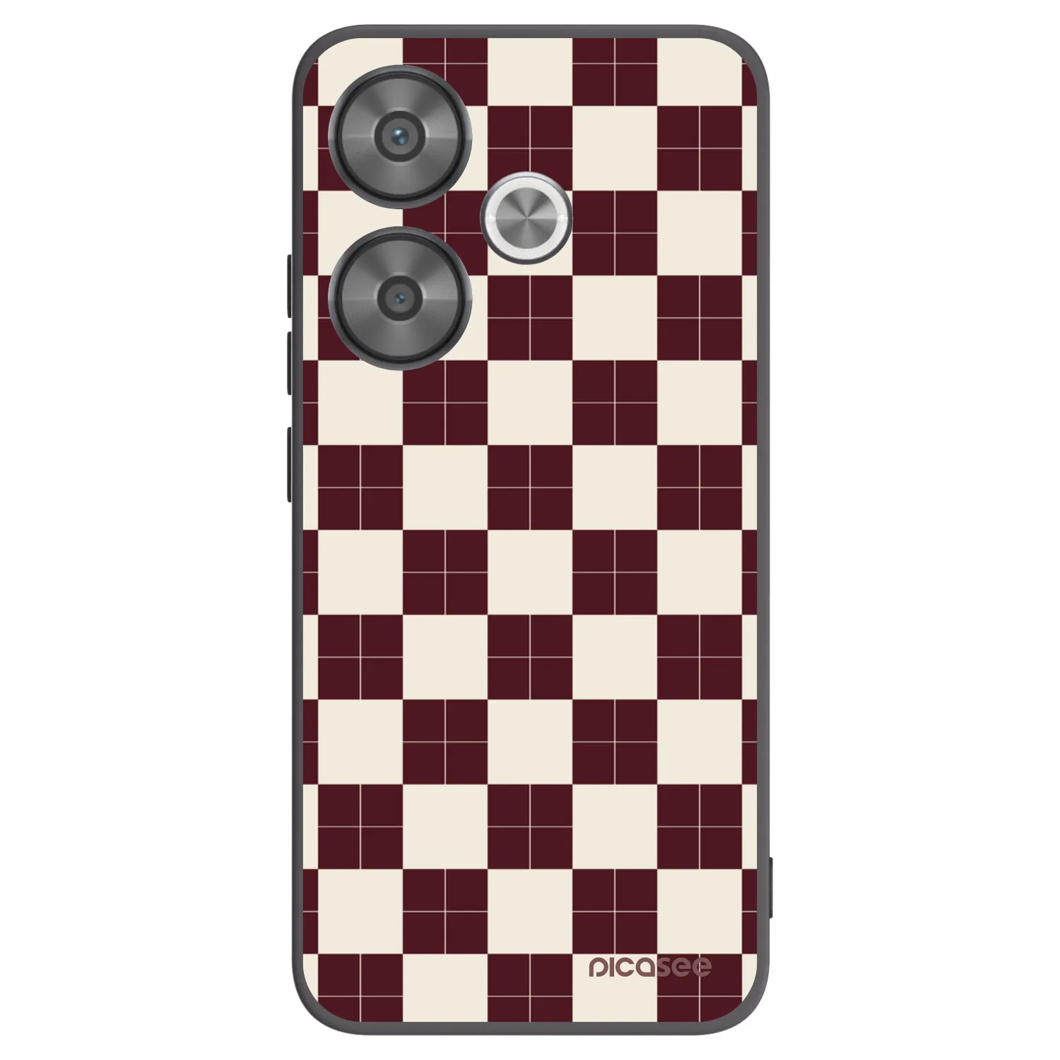 Picasee silikonový černý obal pro Xiaomi Poco F6 - Checked Away