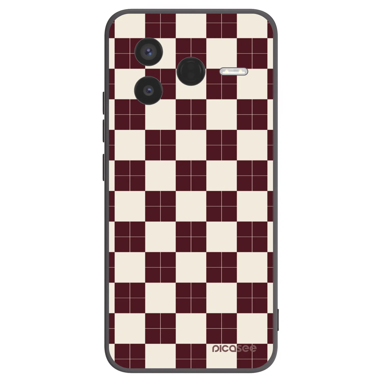 Picasee silikonový černý obal pro Xiaomi Poco F7 Pro 5G - Checked Away
