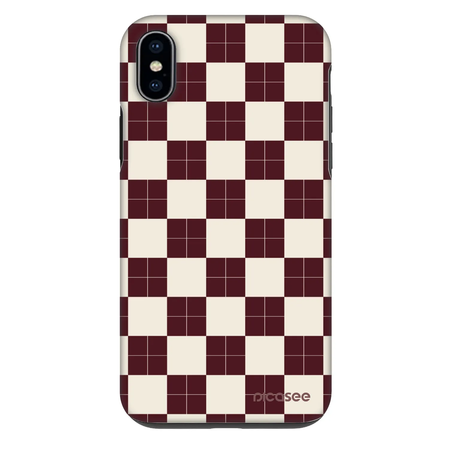 Picasee Fashion Case pro Apple iPhone XS Max - Checked Away