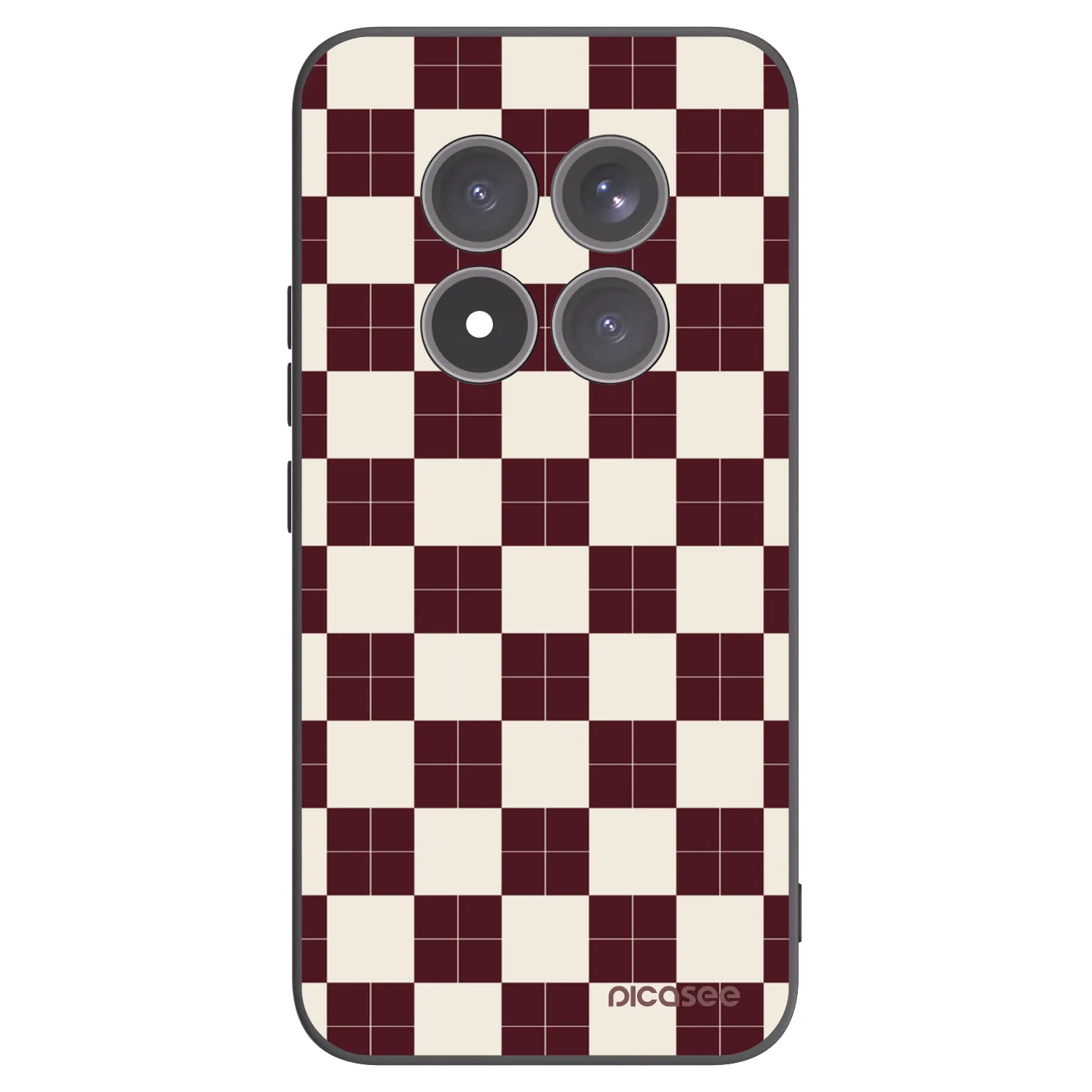 Picasee silikonový černý obal pro Xiaomi Redmi Note 15 Pro+ - Checked Away