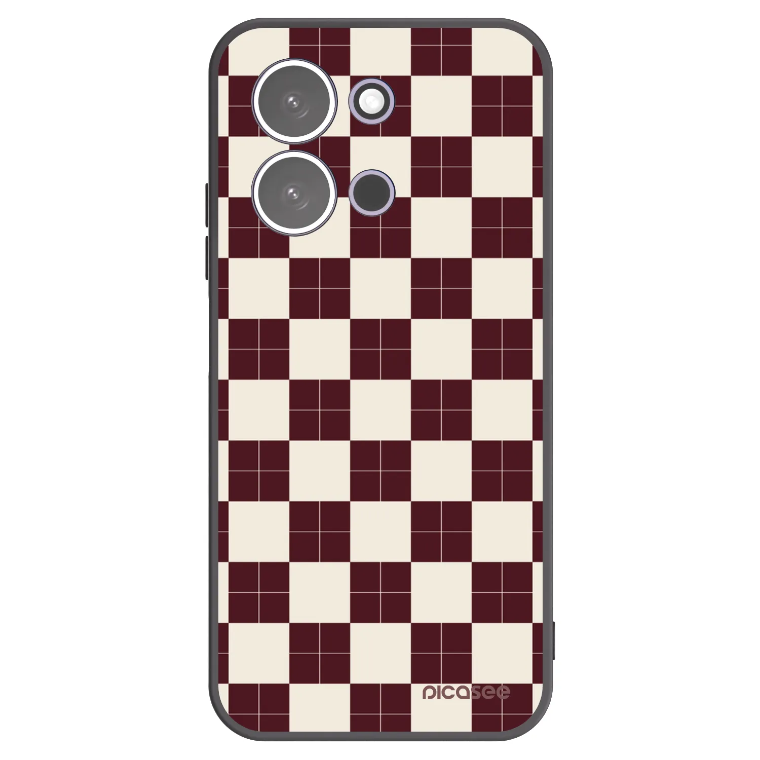 Picasee silikonový černý obal pro Xiaomi Redmi 15C 5G - Checked Away
