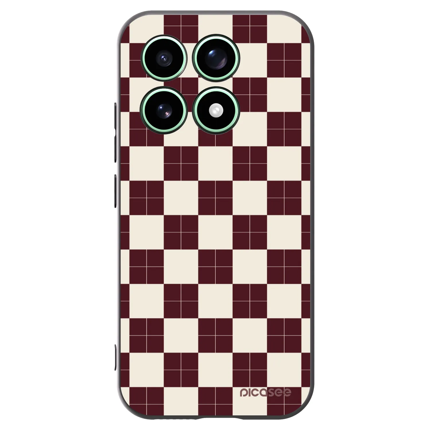 Picasee silikonový černý obal pro Xiaomi 17 - Checked Away