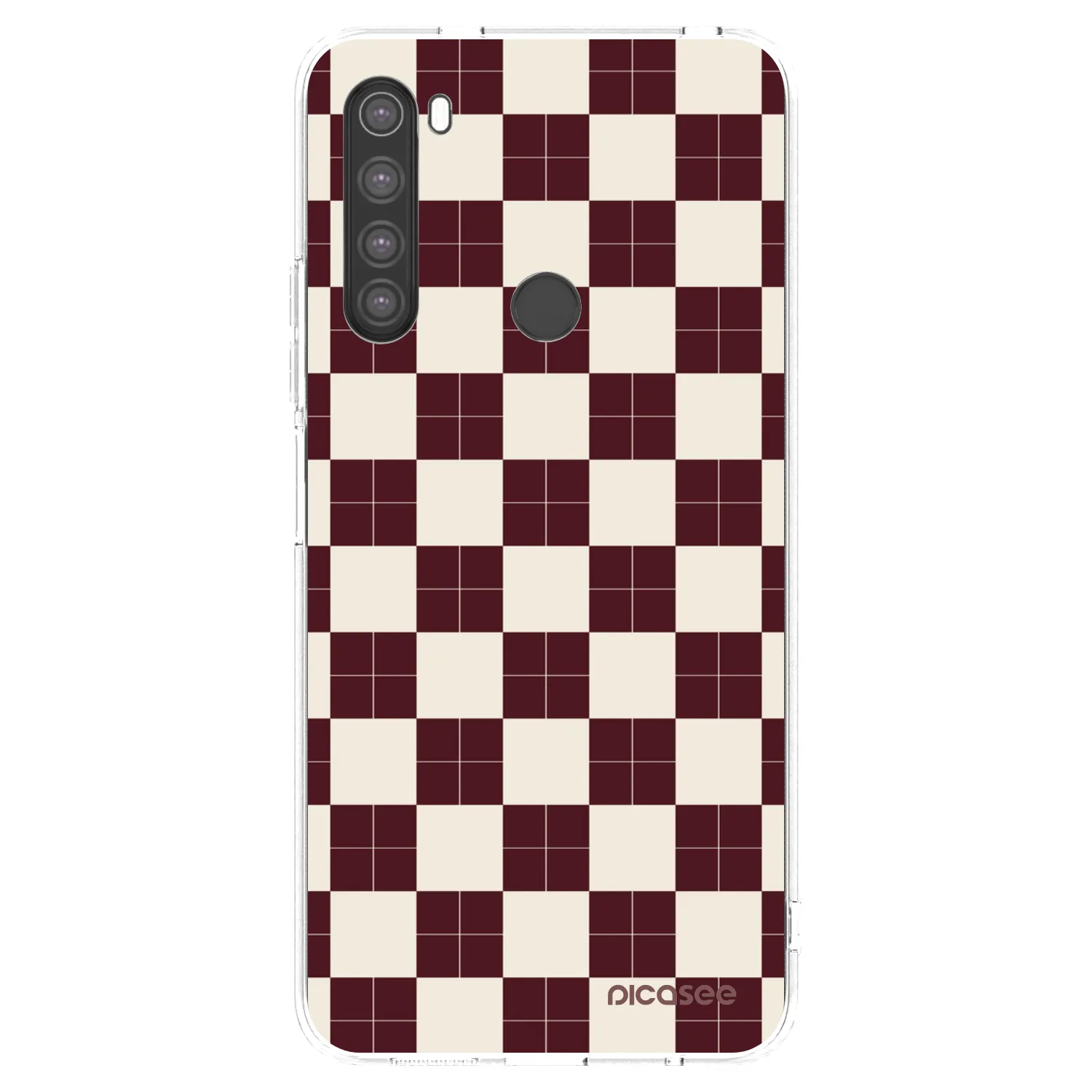 Picasee silikonový průhledný obal pro Xiaomi Redmi Note 8 - Checked Away