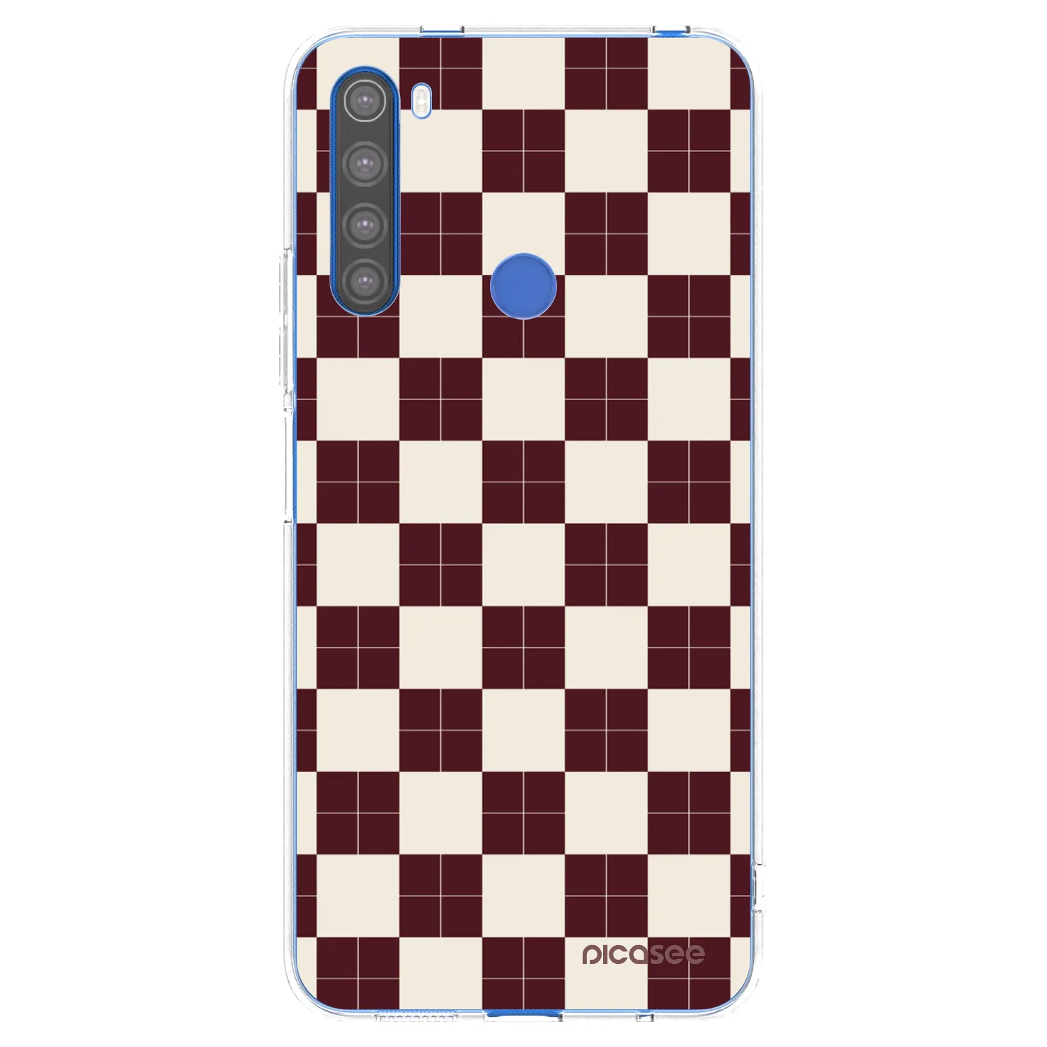 Picasee silikonový průhledný obal pro Xiaomi Redmi Note 8T - Checked Away