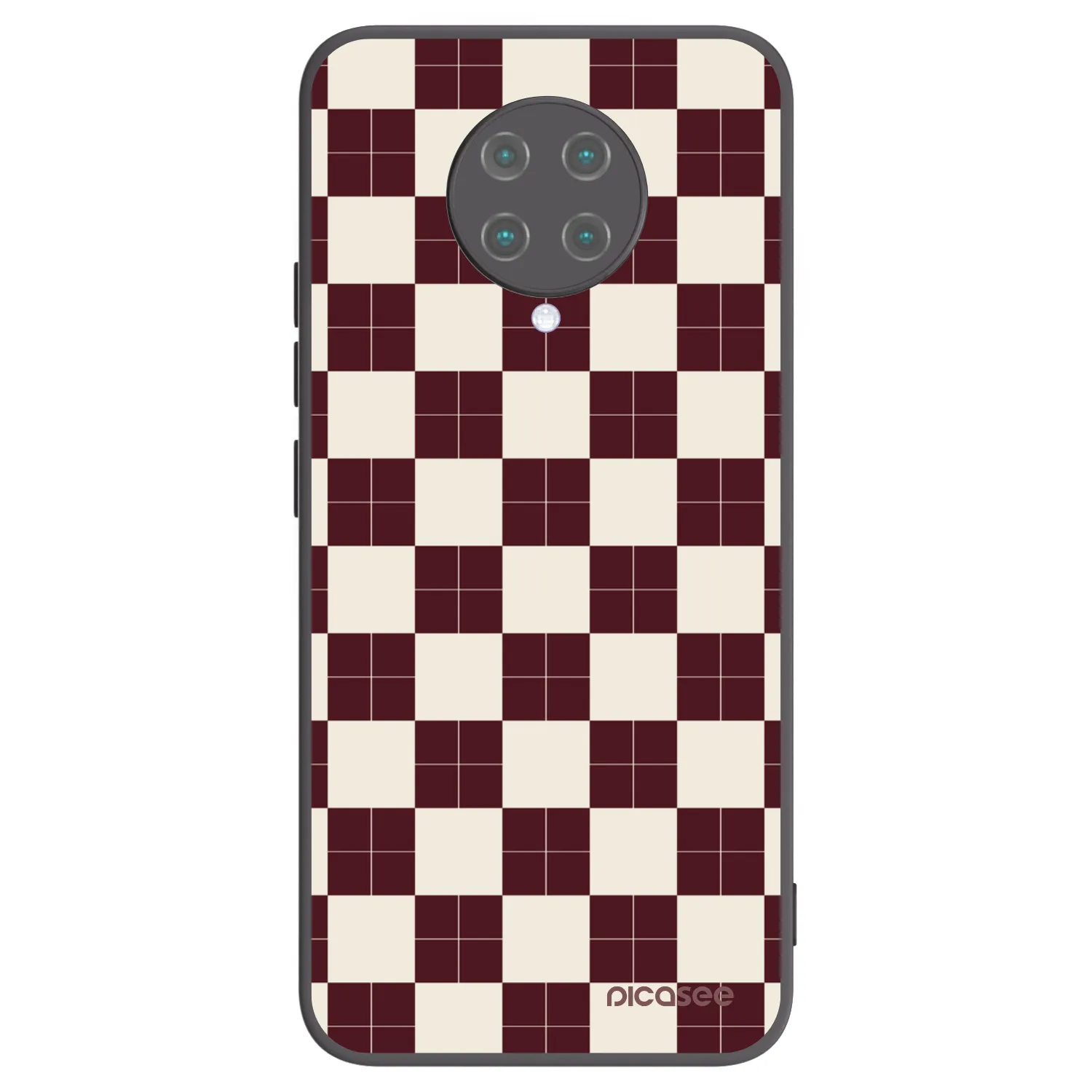 Picasee silikonový černý obal pro Xiaomi Poco F2 Pro - Checked Away