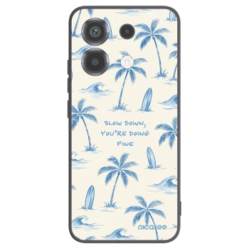 Picasee silikonový černý obal pro Xiaomi Poco X6 - Slow Tide