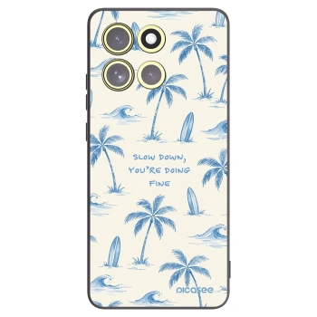 Picasee silikonový černý obal pro Motorola Moto G86 Power 5G - Slow Tide