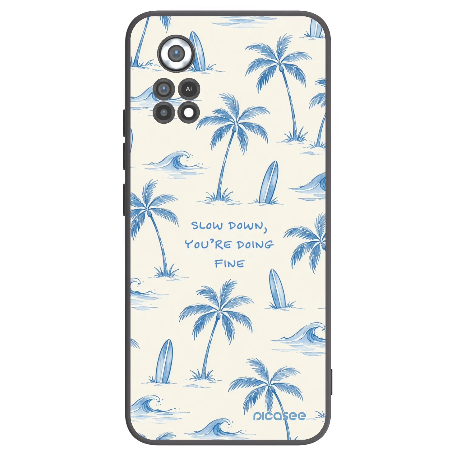 Picasee silikonový černý obal pro Xiaomi Poco X4 Pro 5G - Slow Tide