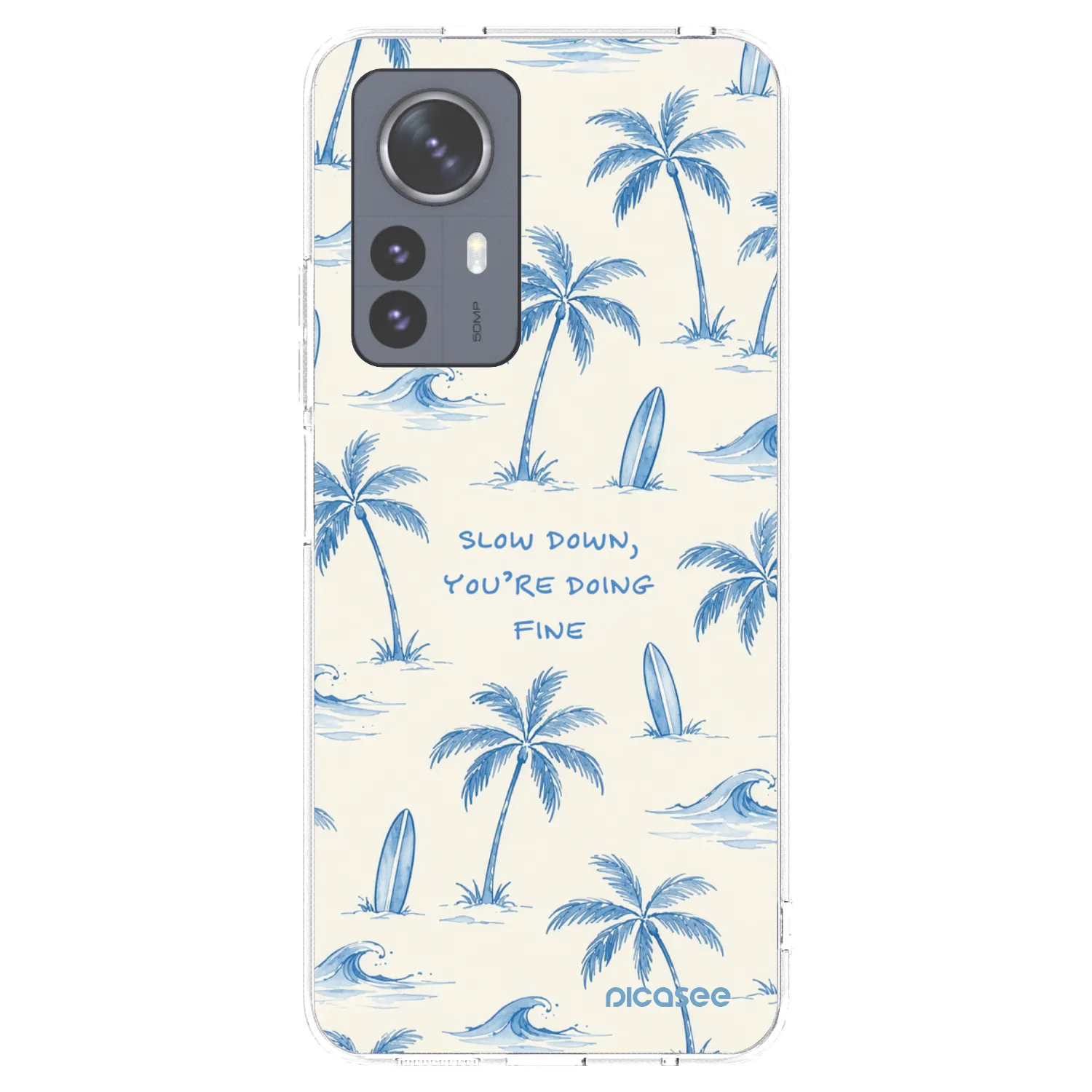 Picasee silikonový průhledný obal pro Xiaomi 12 Pro - Slow Tide