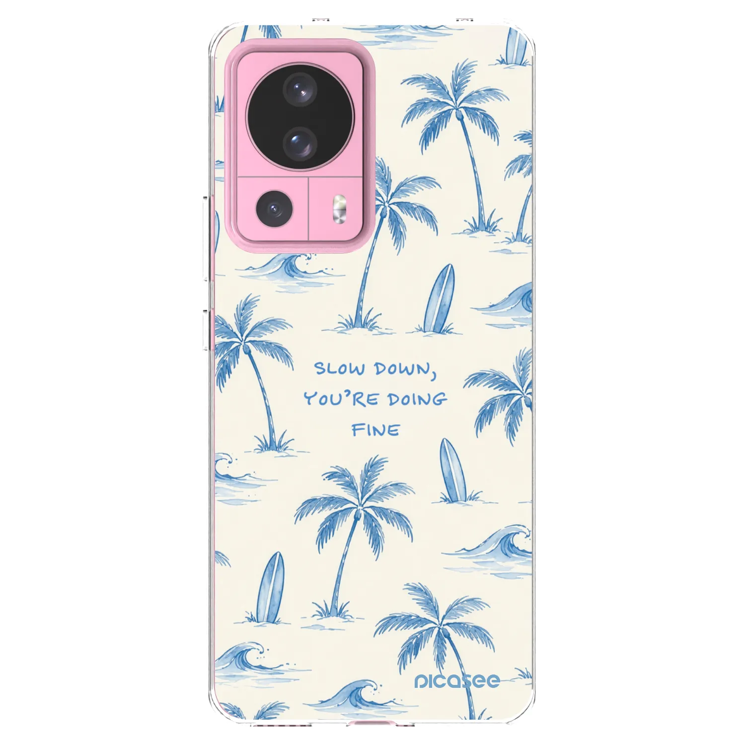 Picasee silikonový průhledný obal pro Xiaomi 13 Lite - Slow Tide