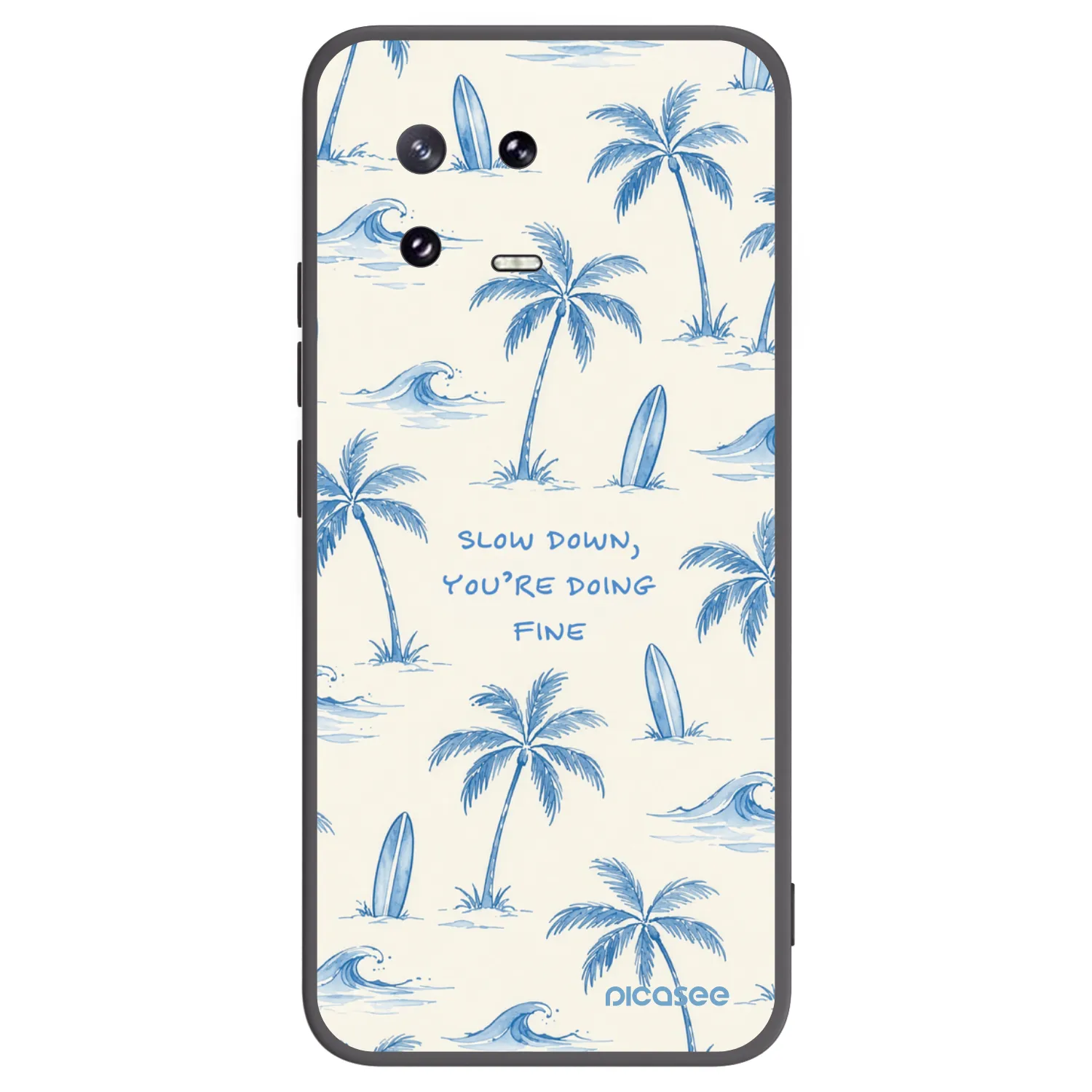 Picasee silikonový černý obal pro Xiaomi 13 Pro - Slow Tide