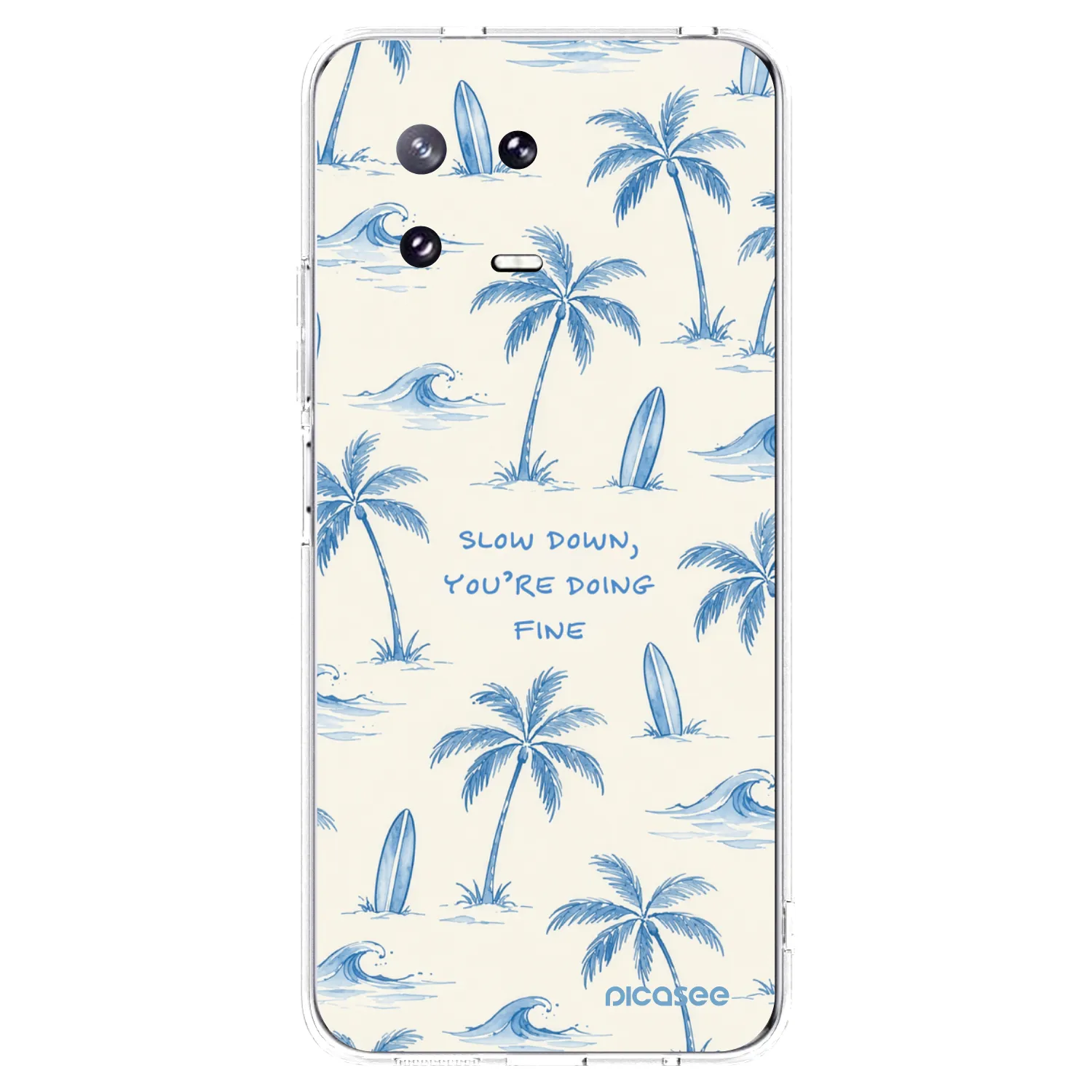 Picasee silikonový průhledný obal pro Xiaomi 13 Pro - Slow Tide