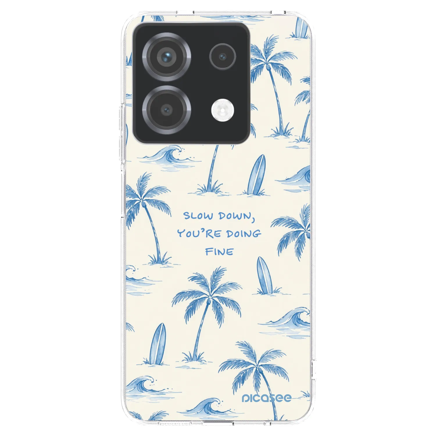 Picasee silikonový průhledný obal pro Xiaomi Poco X6 - Slow Tide