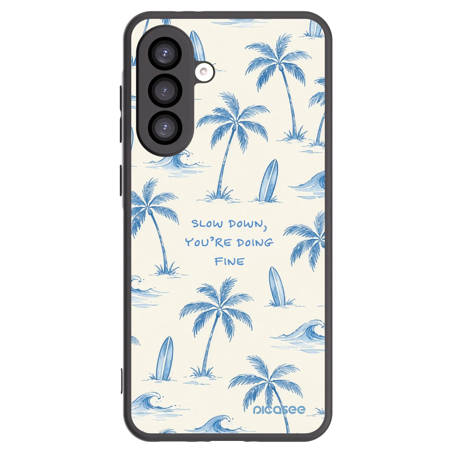 Picasee silikonový černý obal pro Samsung Galaxy A26 5G A266B - Slow Tide
