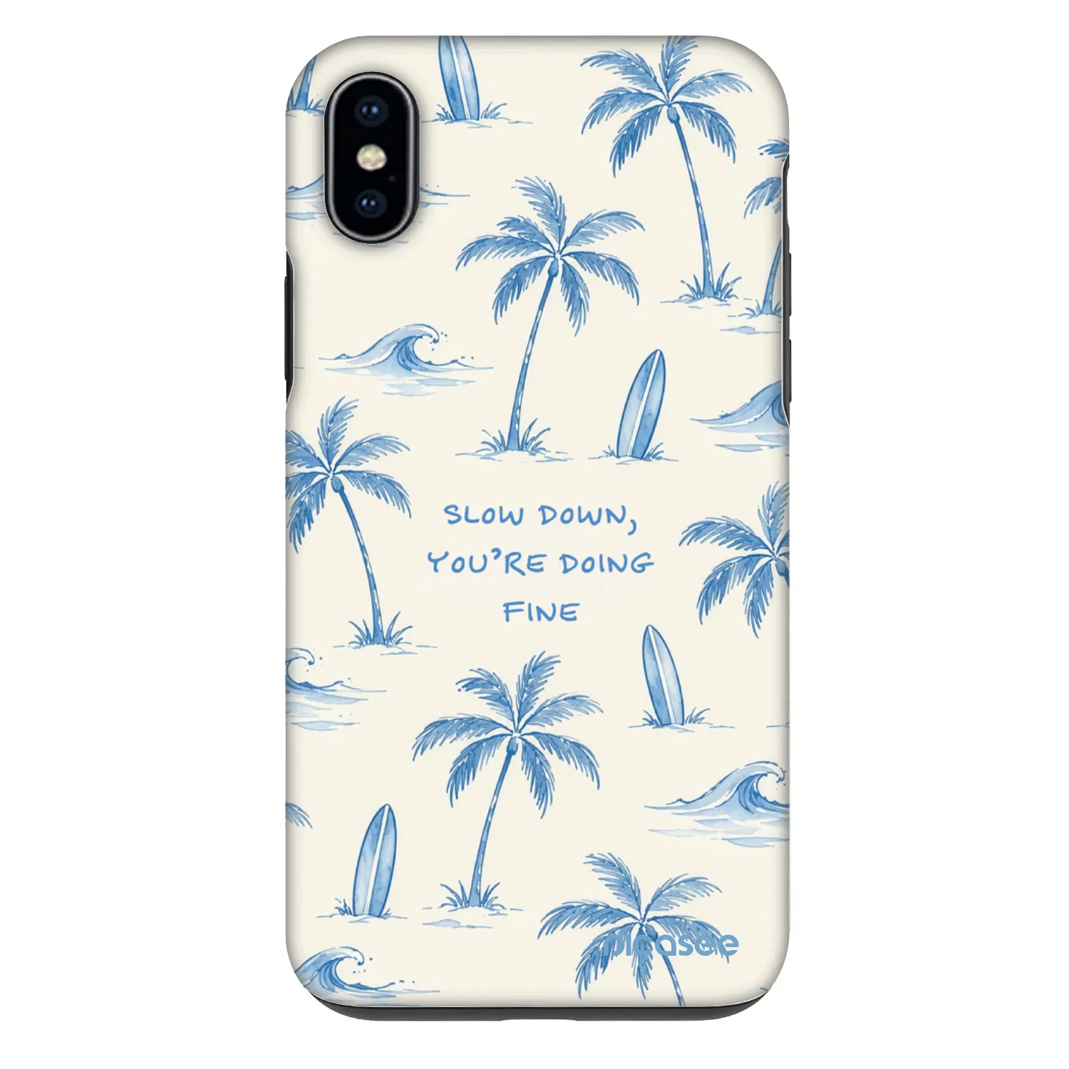 Picasee Fashion Case pro Apple iPhone XS Max - Slow Tide