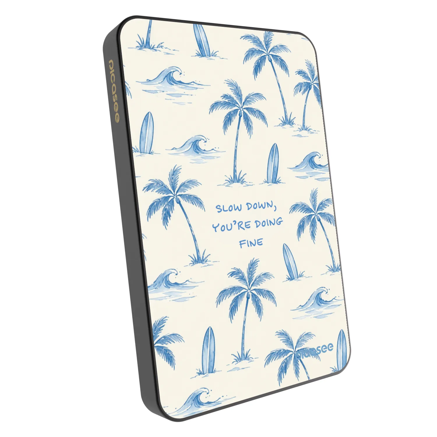 Picasee Powerbanka s MagSafe 5 000 mAh Šedá - Slow Tide