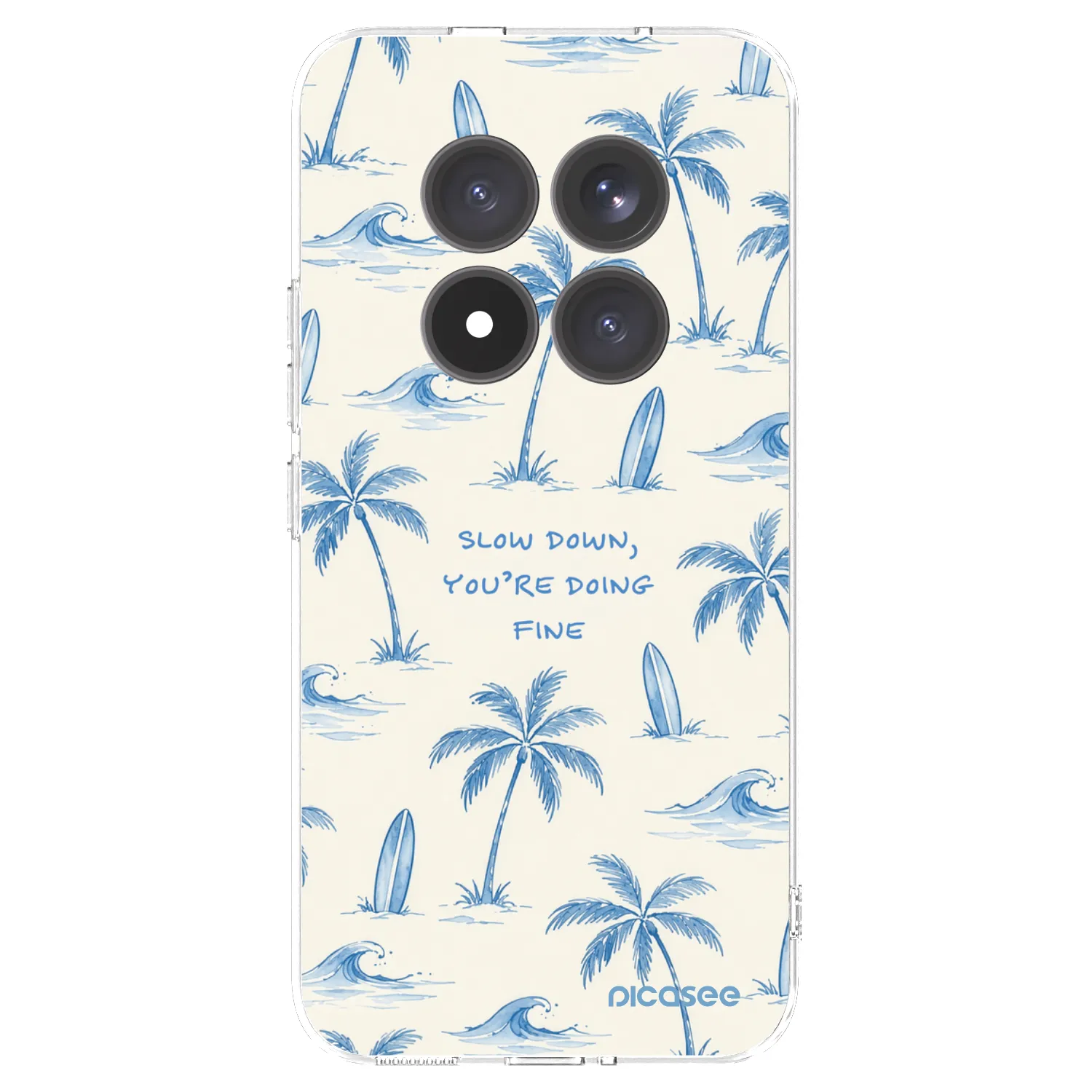 Picasee silikonový průhledný obal pro Xiaomi Redmi Note 15 Pro+ - Slow Tide