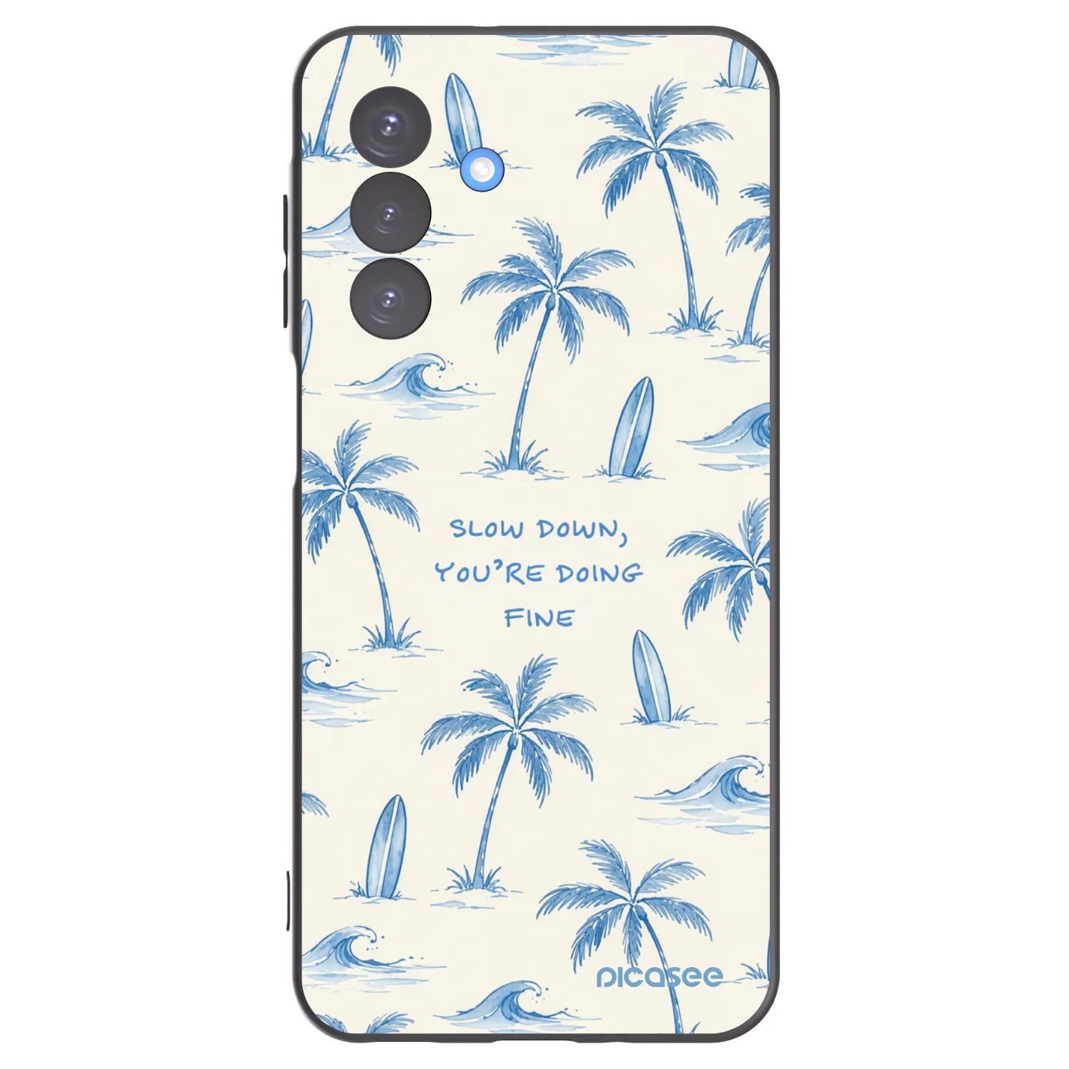 Picasee silikonový černý obal pro Samsung Galaxy A17 5G - Slow Tide
