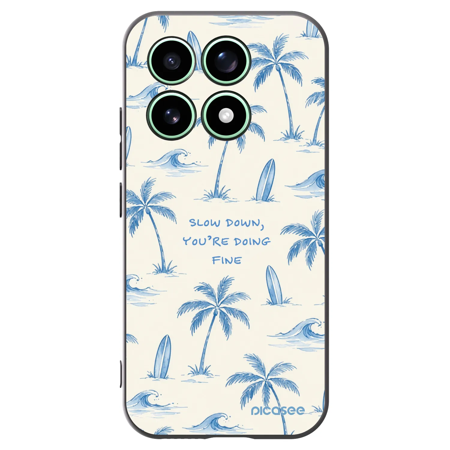 Picasee silikonový černý obal pro Xiaomi 17 - Slow Tide