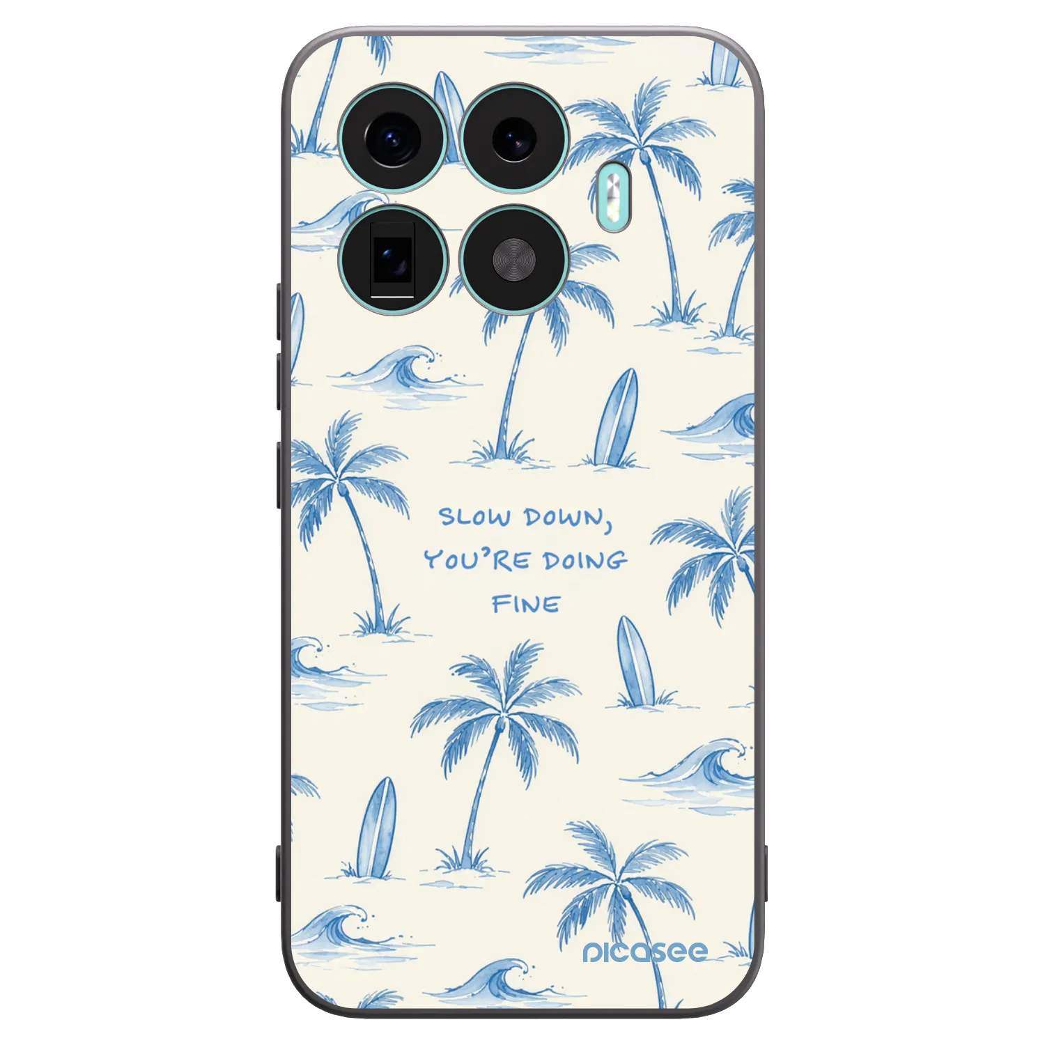 Picasee silikonový černý obal pro Xiaomi 17T Pro - Slow Tide