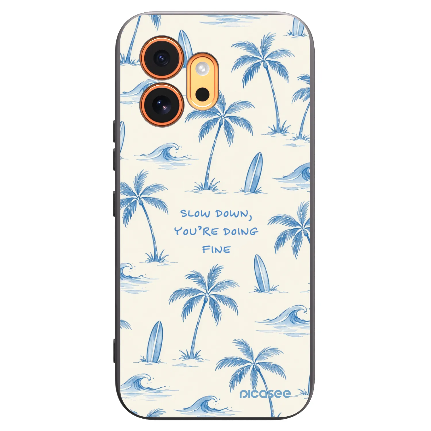 Picasee silikonový černý obal pro Honor 600 - Slow Tide