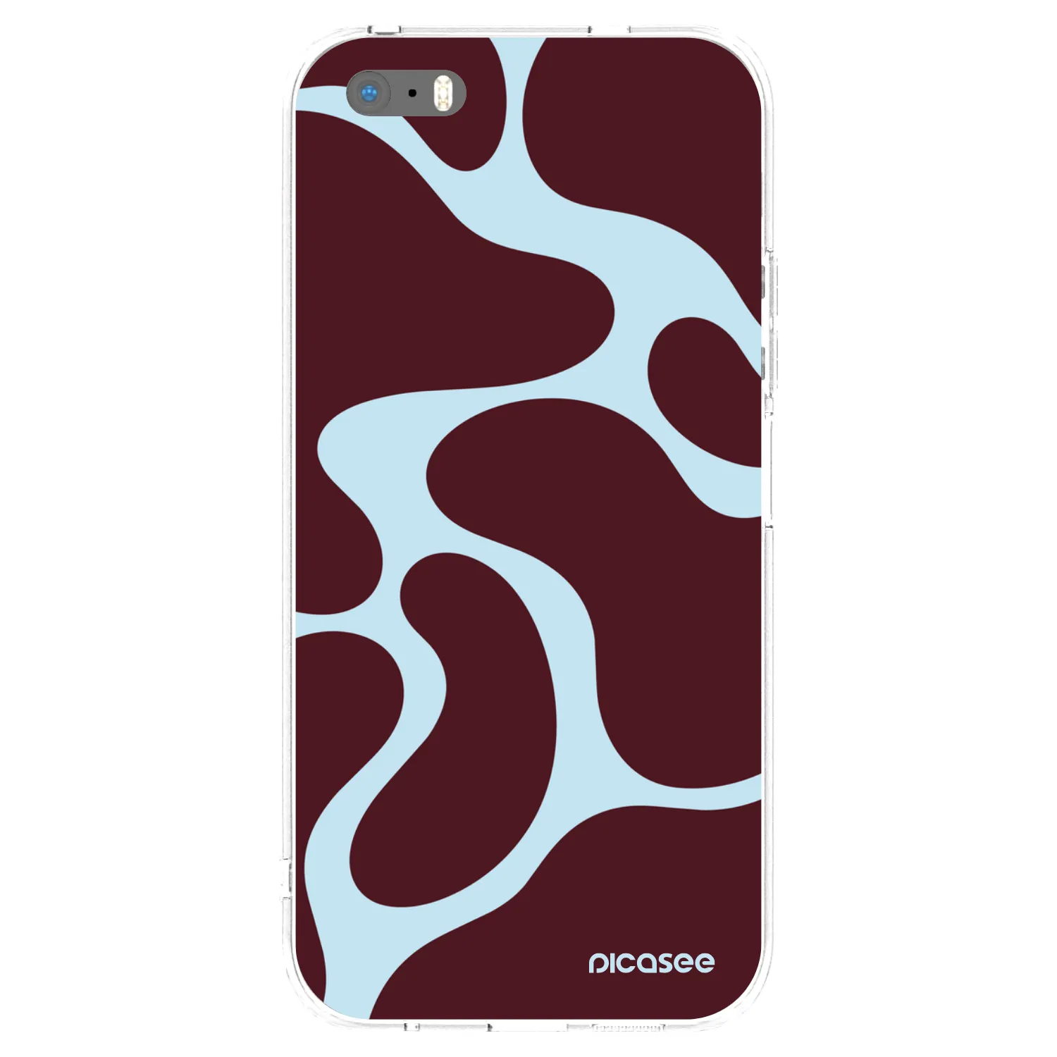Picasee silikonový průhledný obal pro Apple iPhone 5/5S/SE - Soft Detour