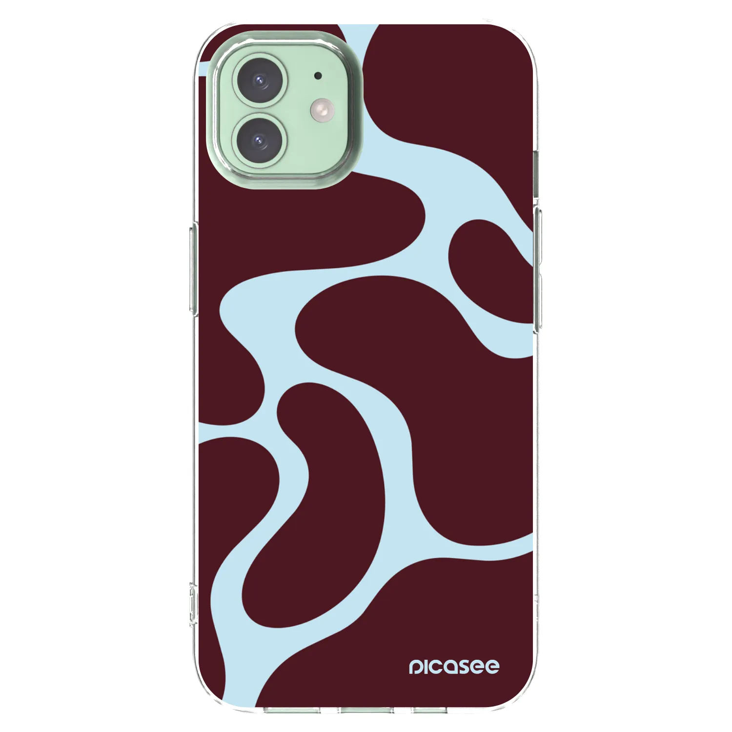 Picasee silikonový průhledný obal pro Apple iPhone 12 - Soft Detour