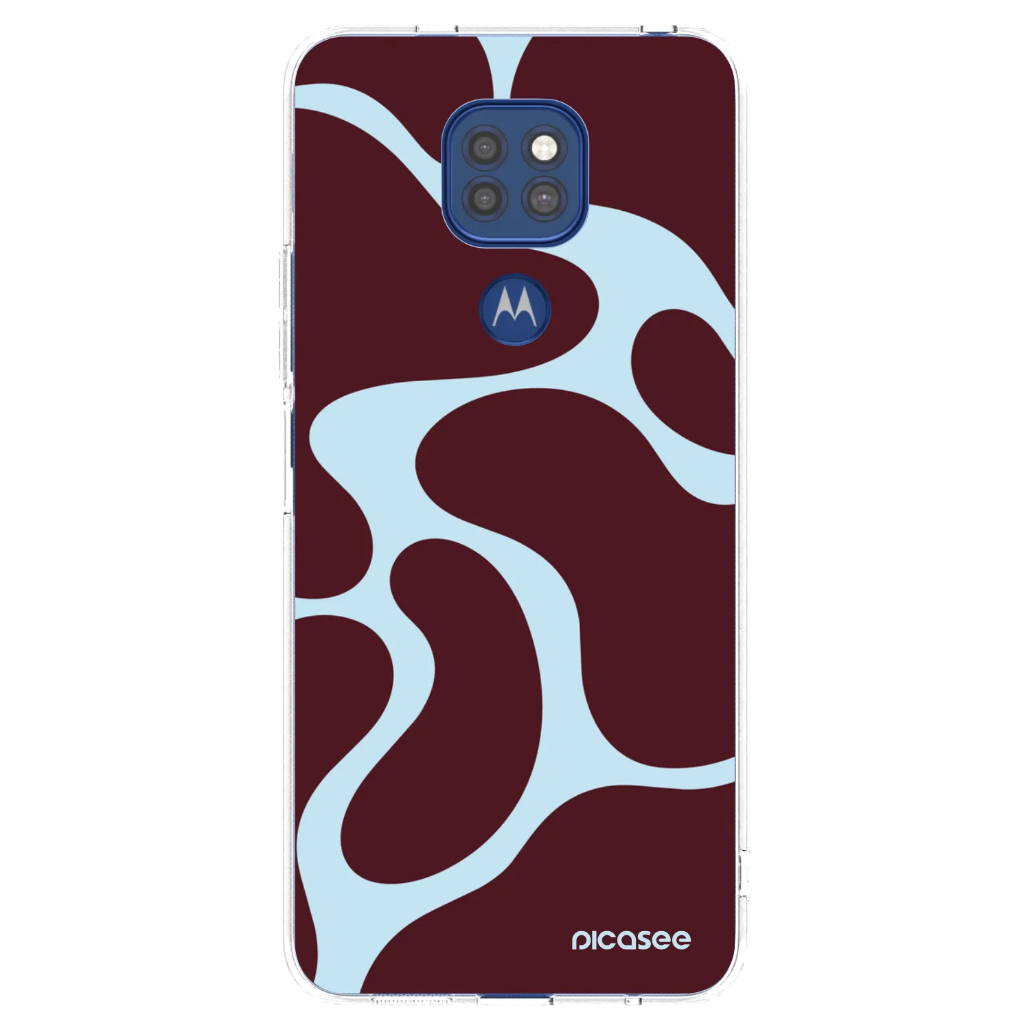 Picasee silikonový průhledný obal pro Motorola Moto G9 Play - Soft Detour