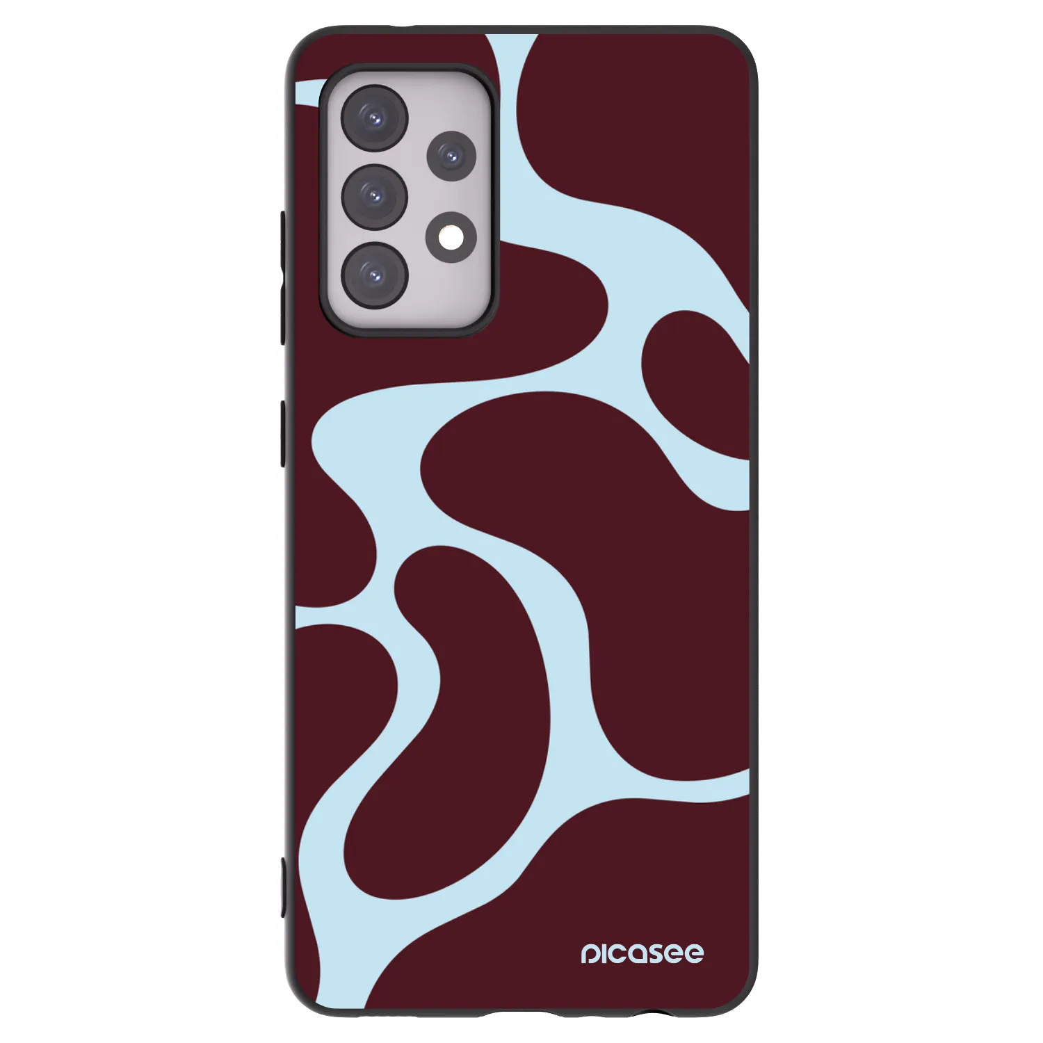 Picasee silikonový černý obal pro Samsung Galaxy A52s 5G A528B - Soft Detour