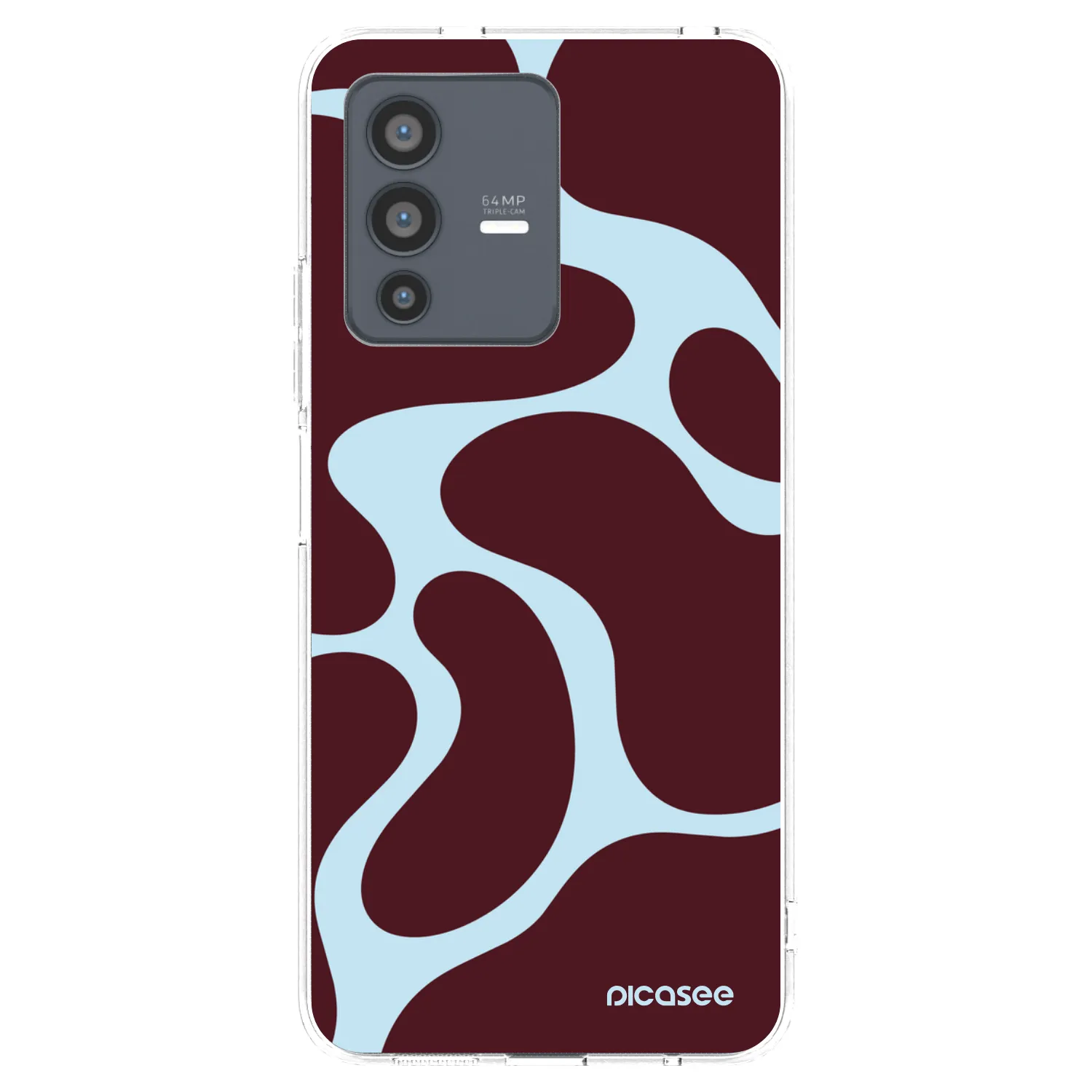 Picasee silikonový průhledný obal pro Vivo V23 5G - Soft Detour