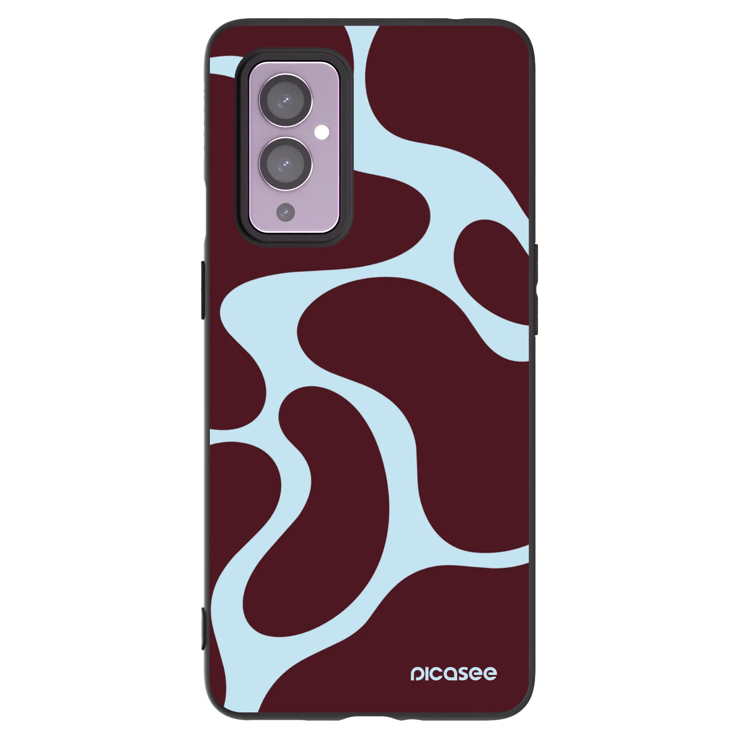 Picasee silikonový černý obal pro OnePlus 9 - Soft Detour