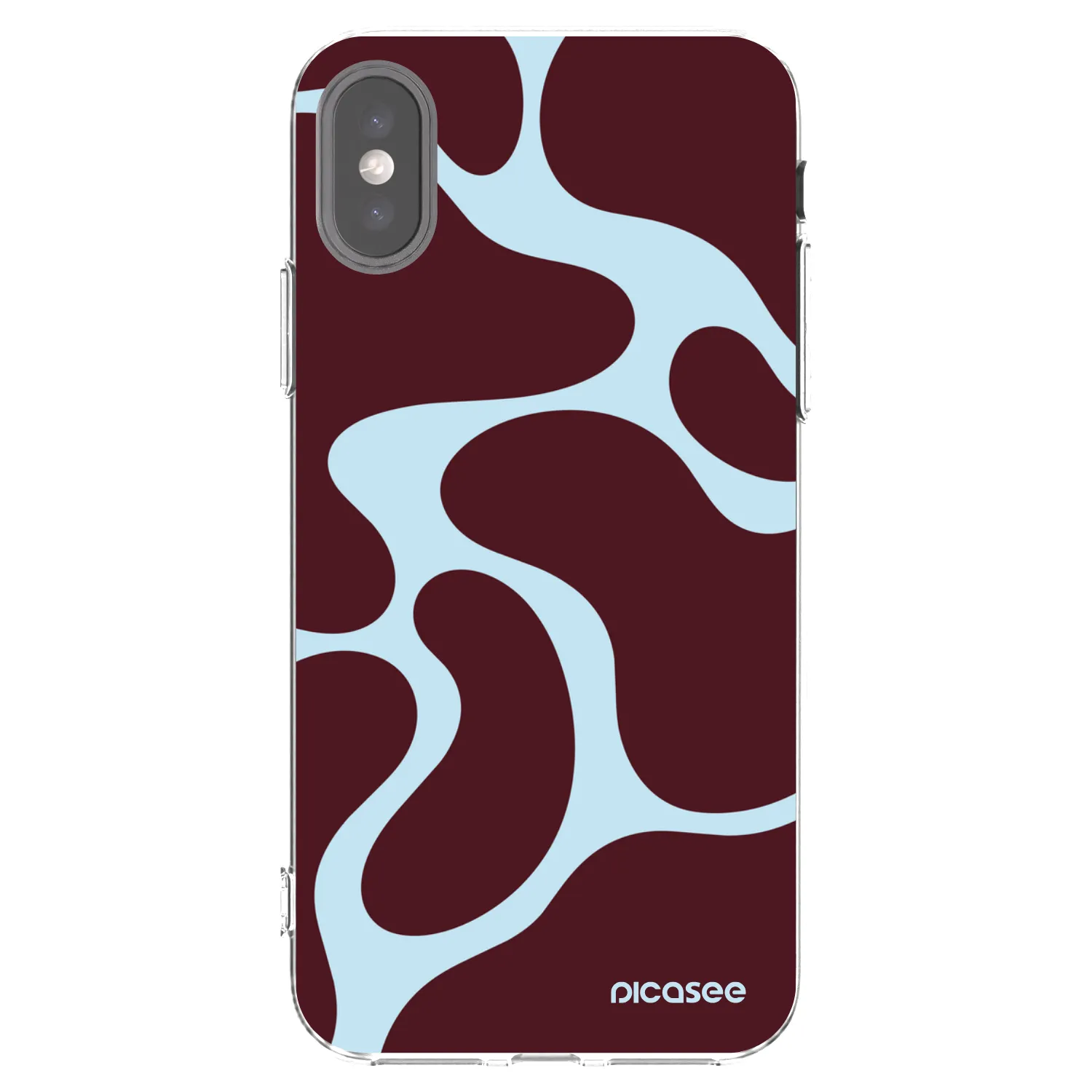 Picasee silikonový průhledný obal pro Apple iPhone X/XS - Soft Detour