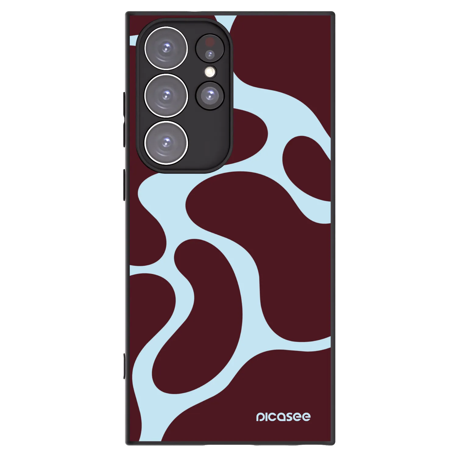 Picasee silikonový černý obal pro Samsung Galaxy S23 Ultra 5G - Soft Detour