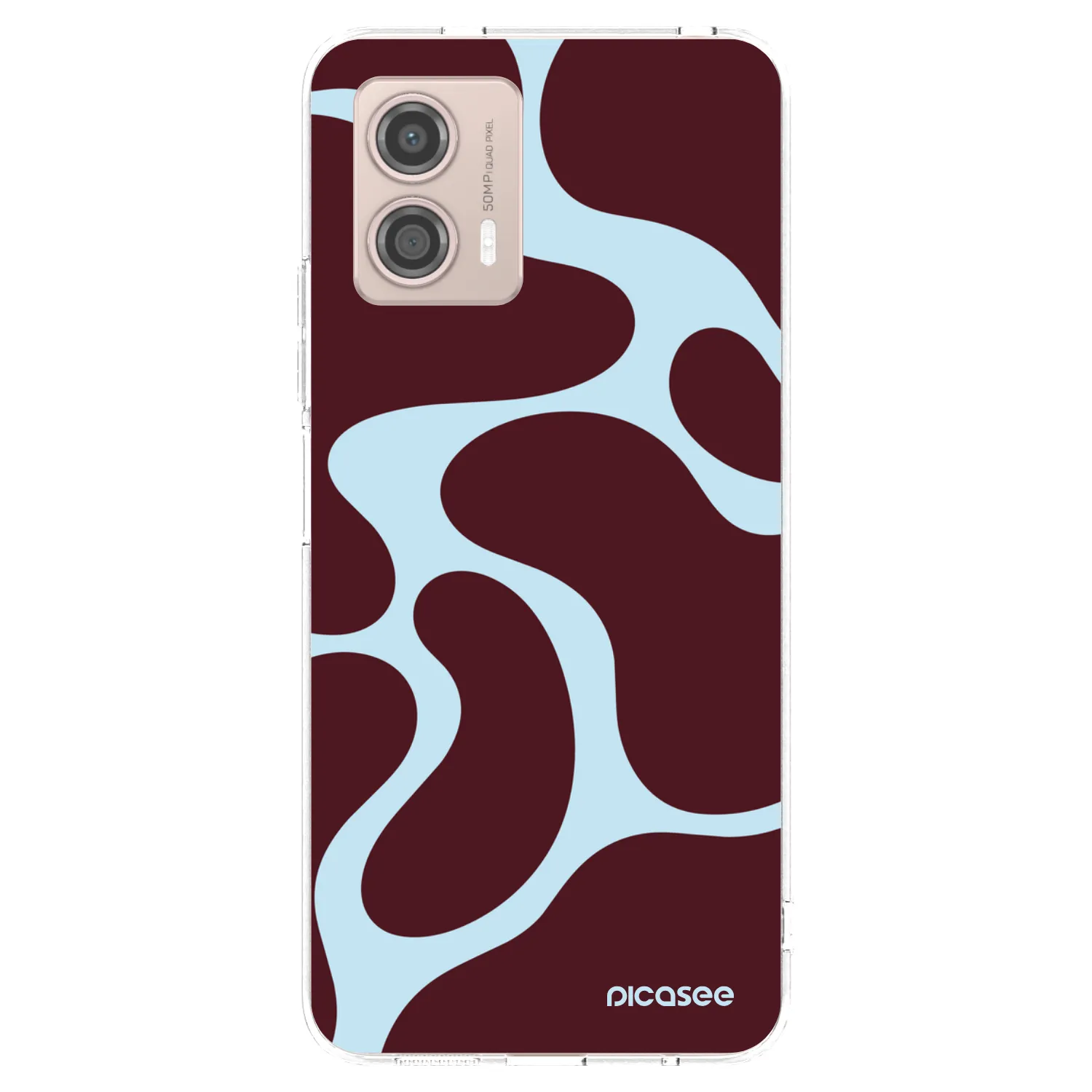 Picasee silikonový průhledný obal pro Motorola Moto G53 5G - Soft Detour