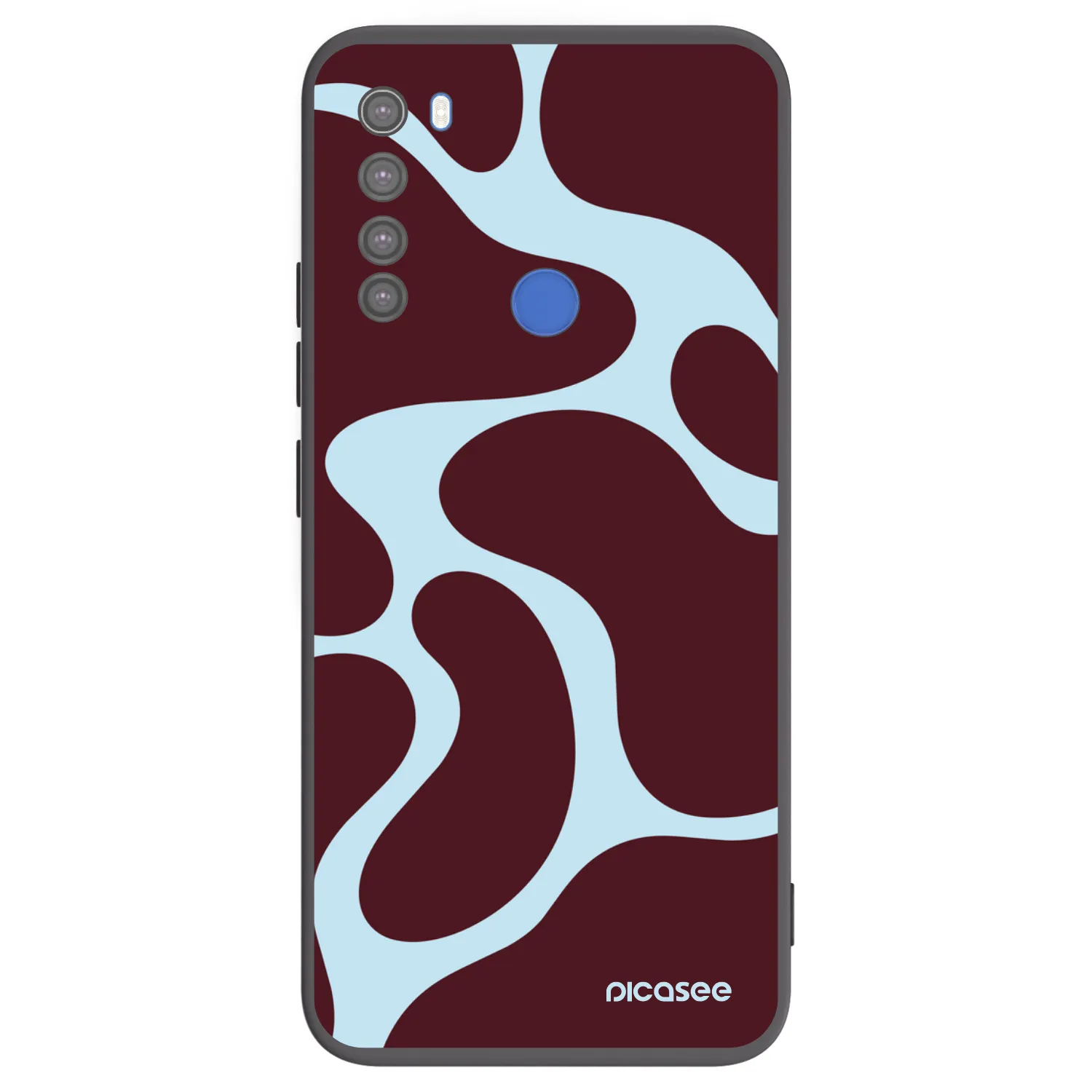 Picasee silikonový černý obal pro Xiaomi Redmi Note 8T - Soft Detour