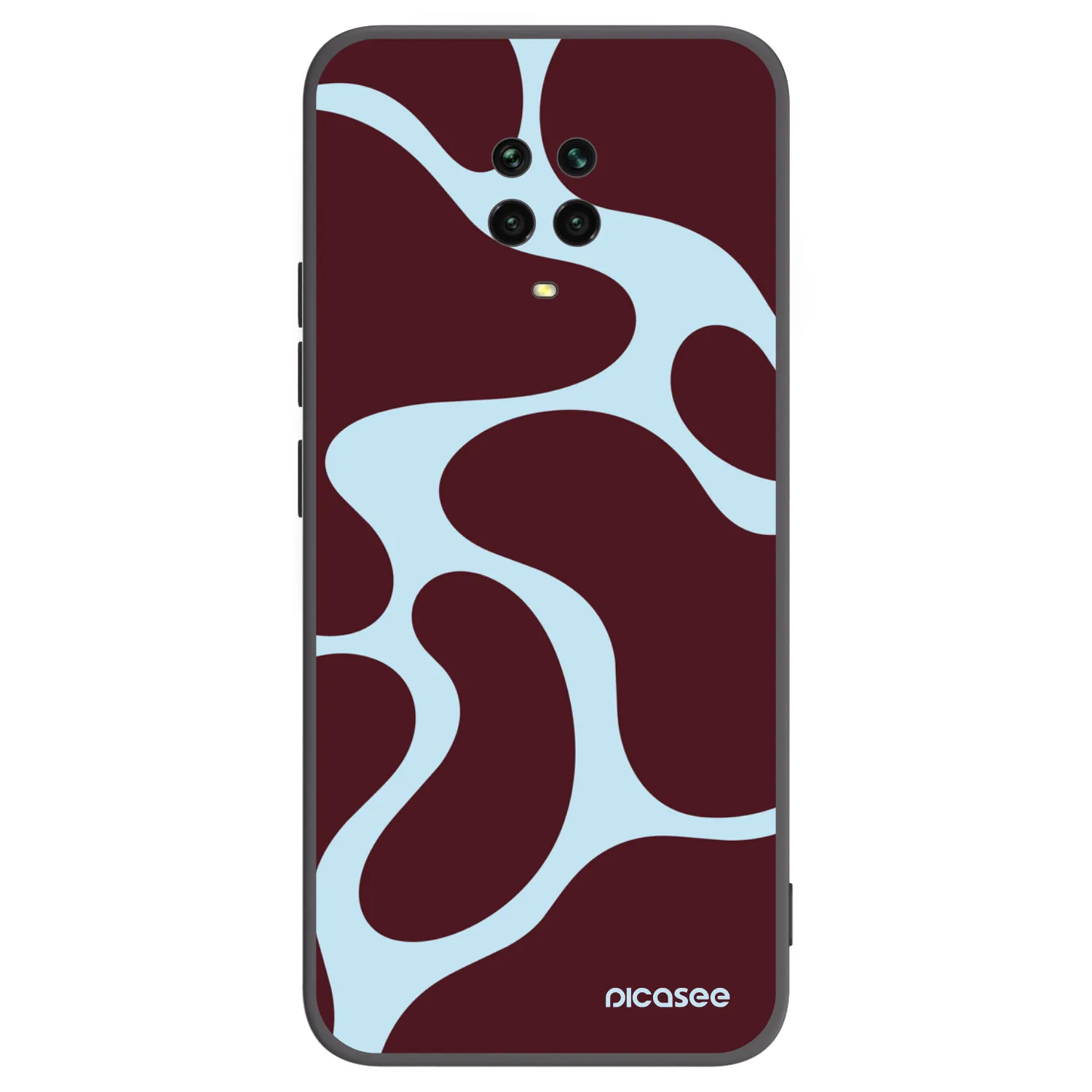 Picasee silikonový černý obal pro Xiaomi Redmi Note 9S - Soft Detour
