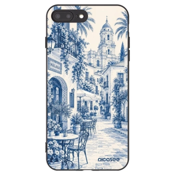 Picasee silikonový černý obal pro Apple iPhone 7 Plus - Calle Azul