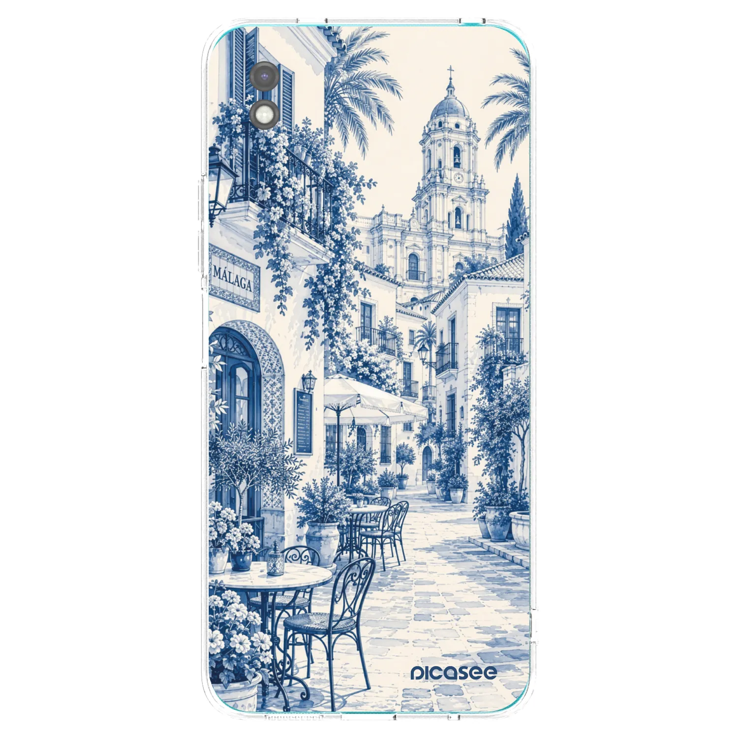 Picasee silikonový černý obal pro Xiaomi Redmi 9A - Calle Azul